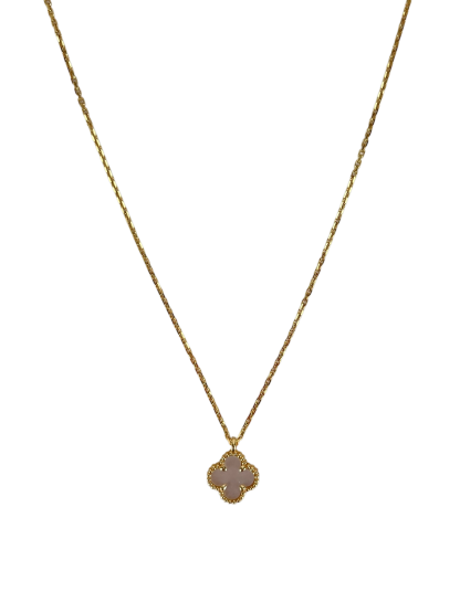 VAN CLEEF ＆ ARPELS - VCA Mother of Pearl Mini Sweet Alhambra pendant Necklace