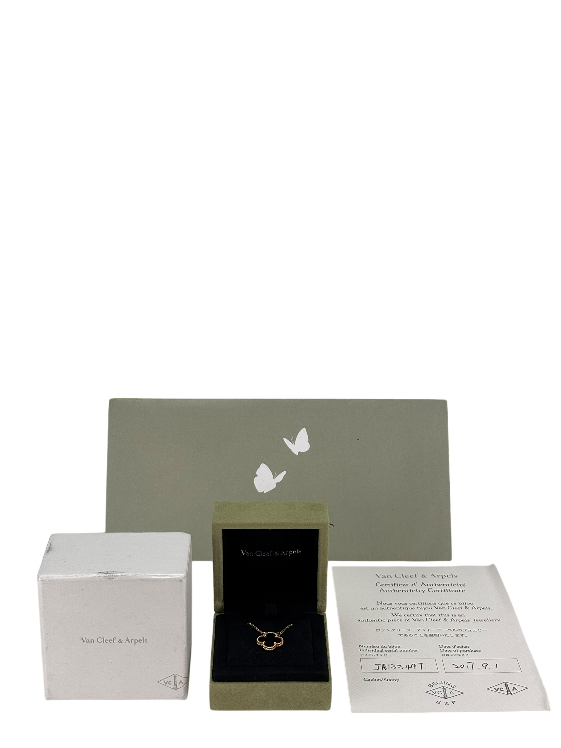 VAN CLEEF ＆ ARPELS - VCA Black Alhambra Necklace