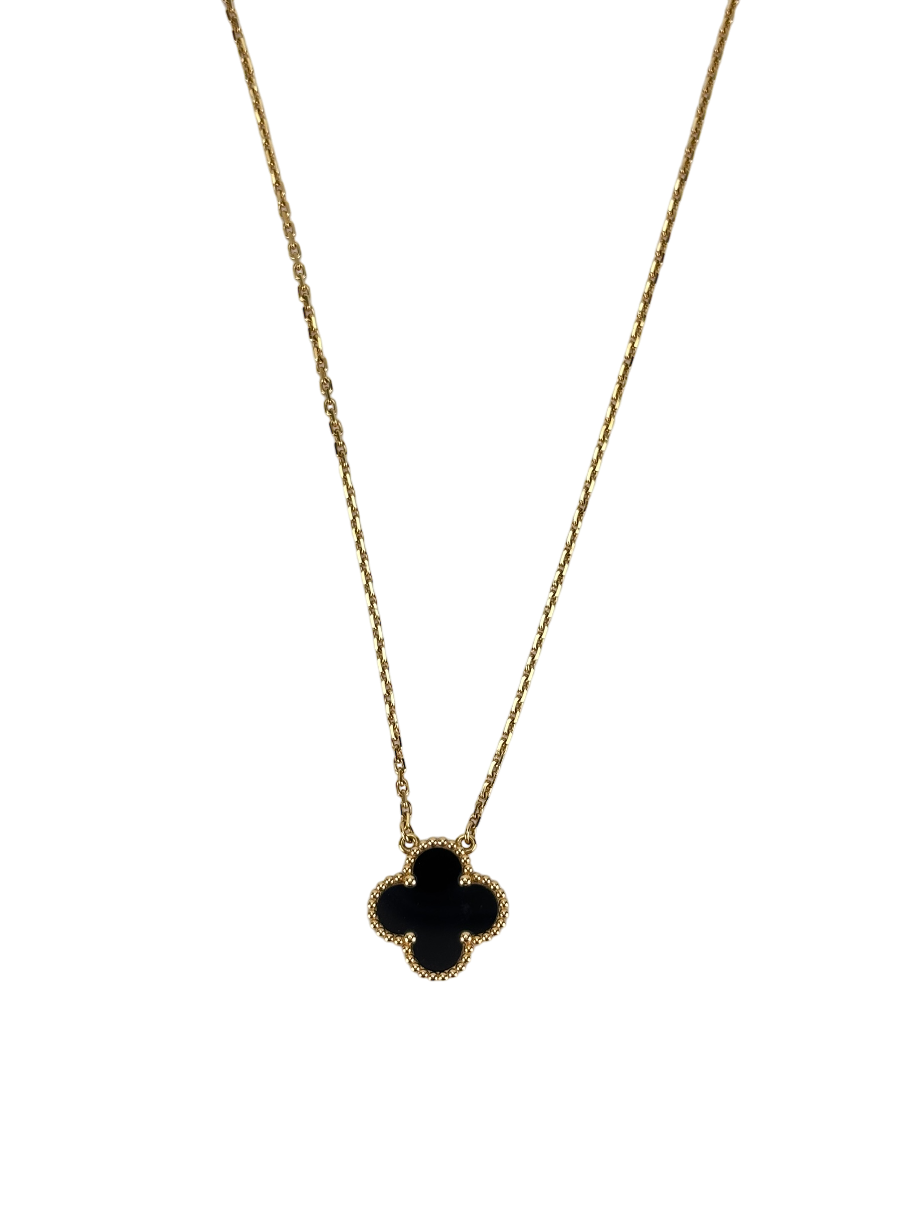 VAN CLEEF ＆ ARPELS - VCA Black Alhambra Necklace