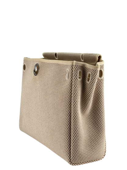 HERMES - Herbag Zip 31 (PM) Black Toile Palladium Hardware