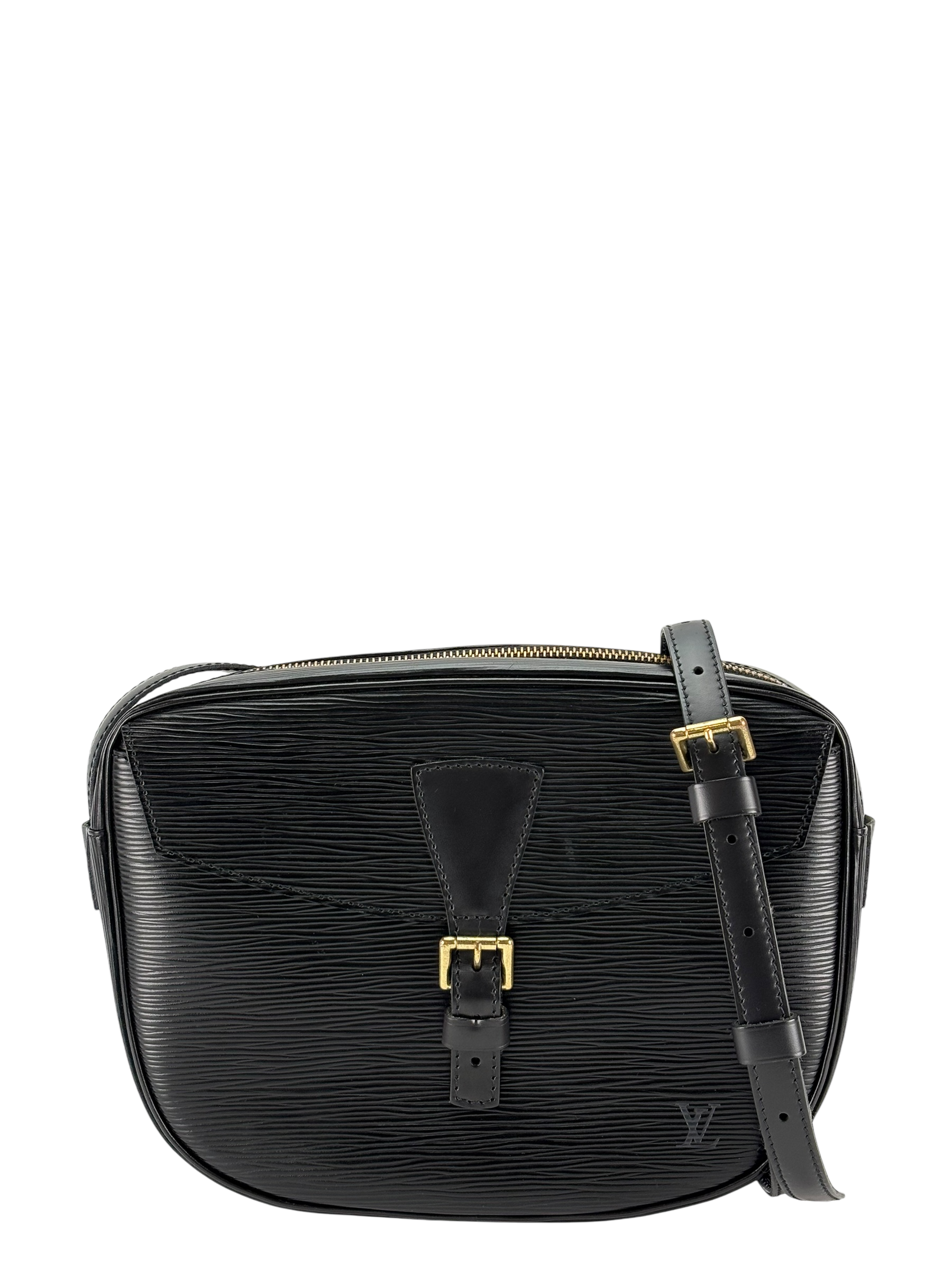 LOUIS VUITTON - Black Epi Jeune Fille Shoulder Bag