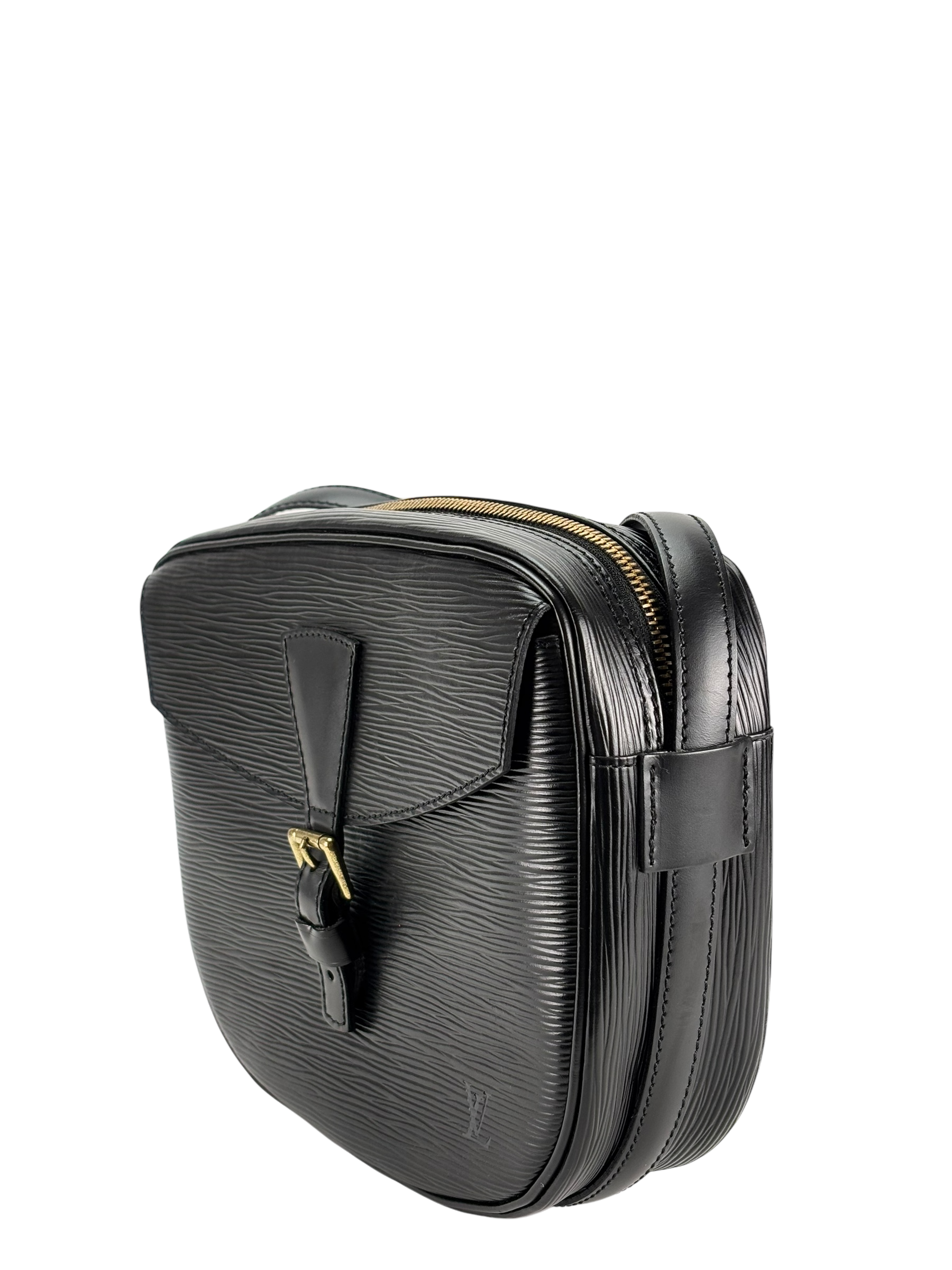 LOUIS VUITTON - Black Epi Jeune Fille Shoulder Bag