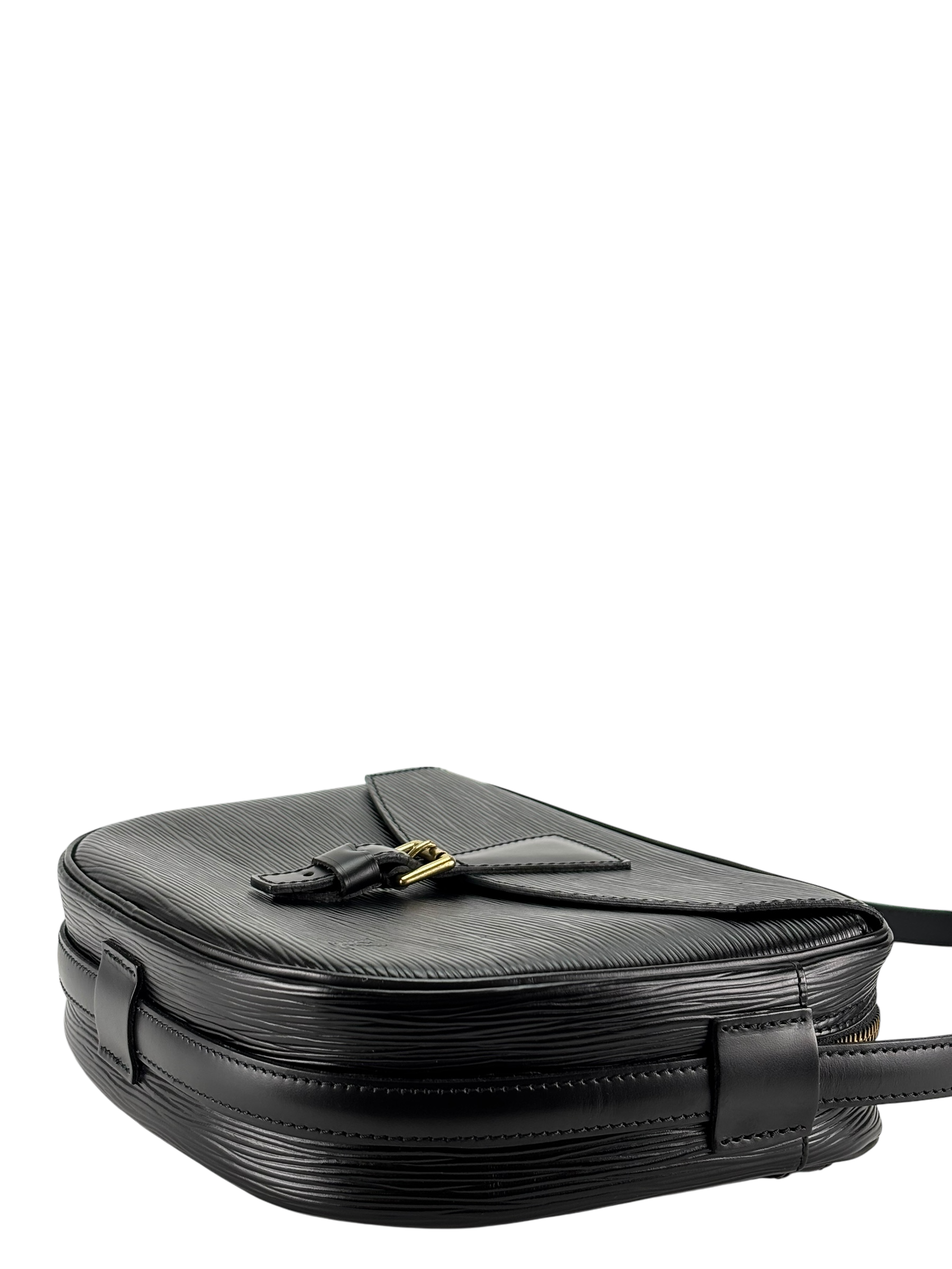 LOUIS VUITTON - Black Epi Jeune Fille Shoulder Bag