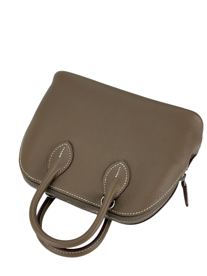 HERMES - Mini Bolide 1923 Etoupe Evercolor Palladium Hardware