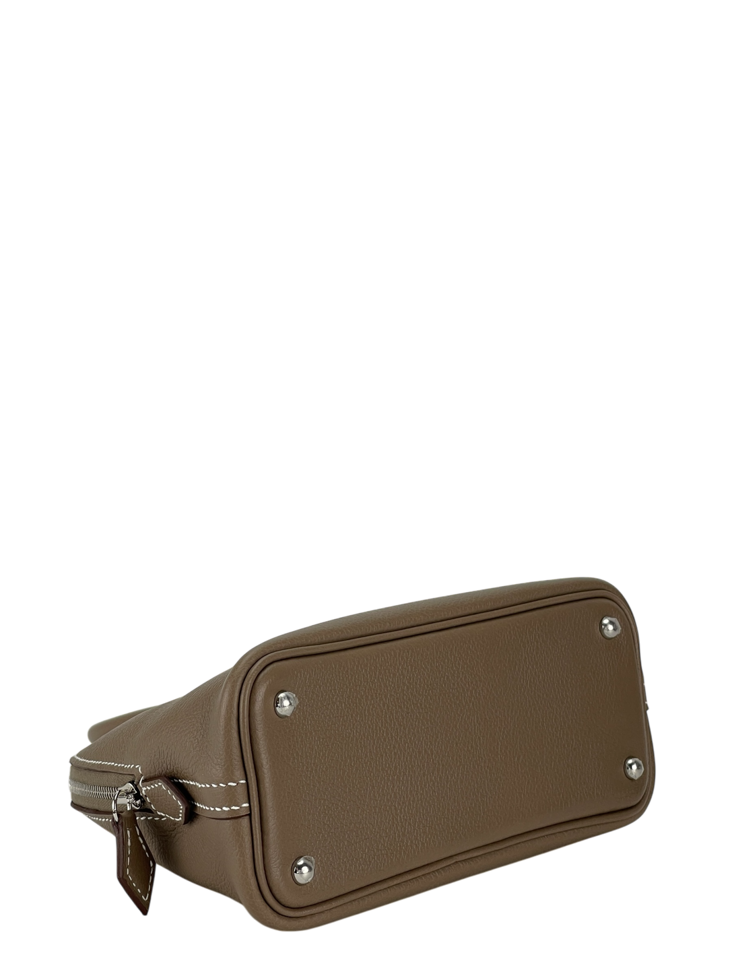 HERMES - Mini Bolide 1923 Etoupe Evercolor Palladium Hardware