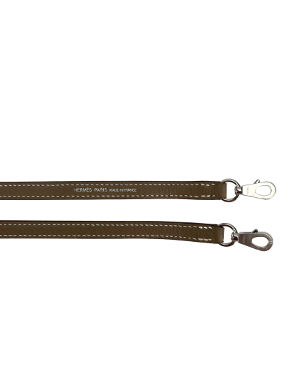 HERMES - Mini Bolide 1923 Etoupe Evercolor Palladium Hardware