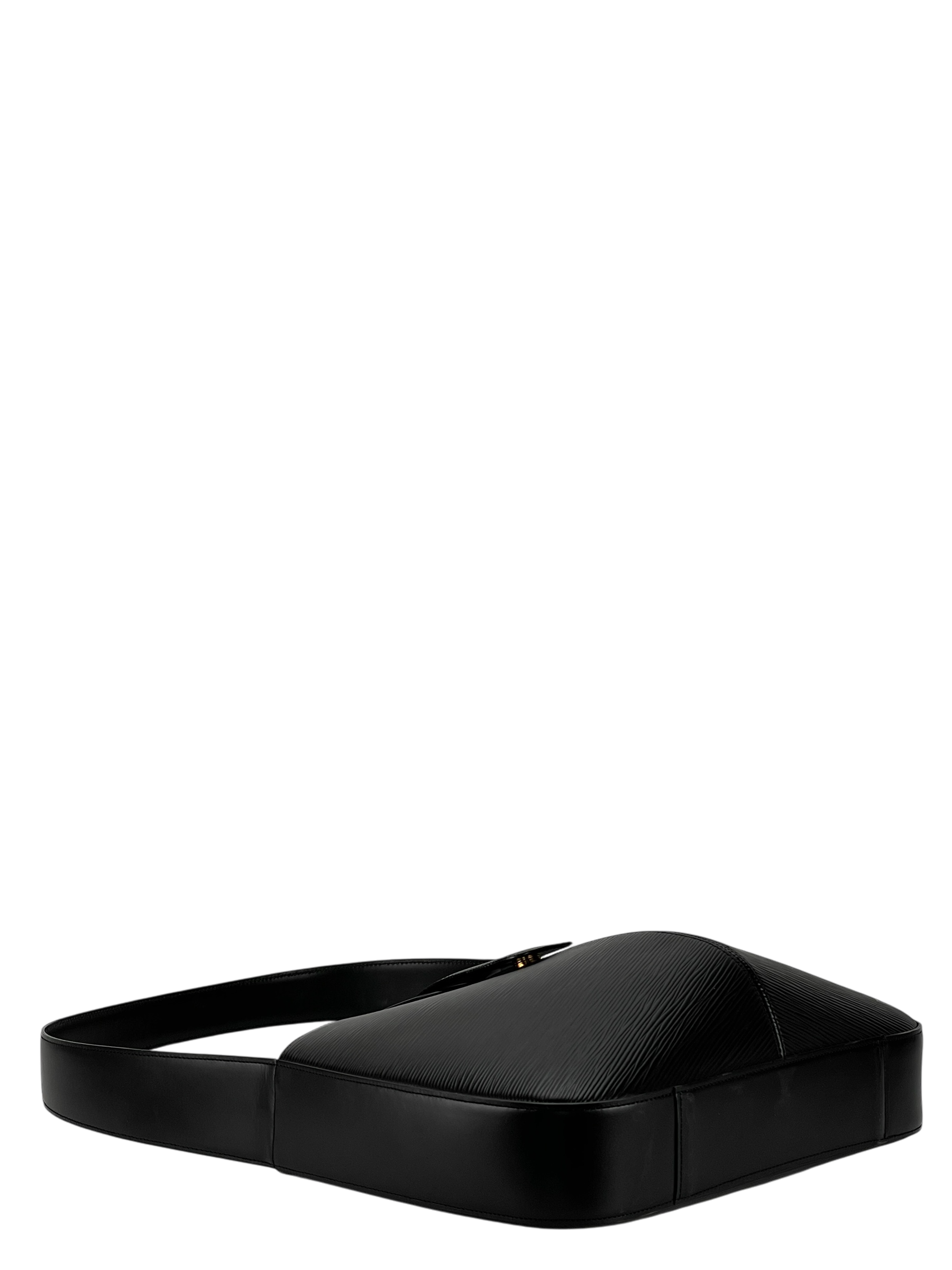 LOUIS VUITTON - Black Epi Leather Reverie Shoulder Bag