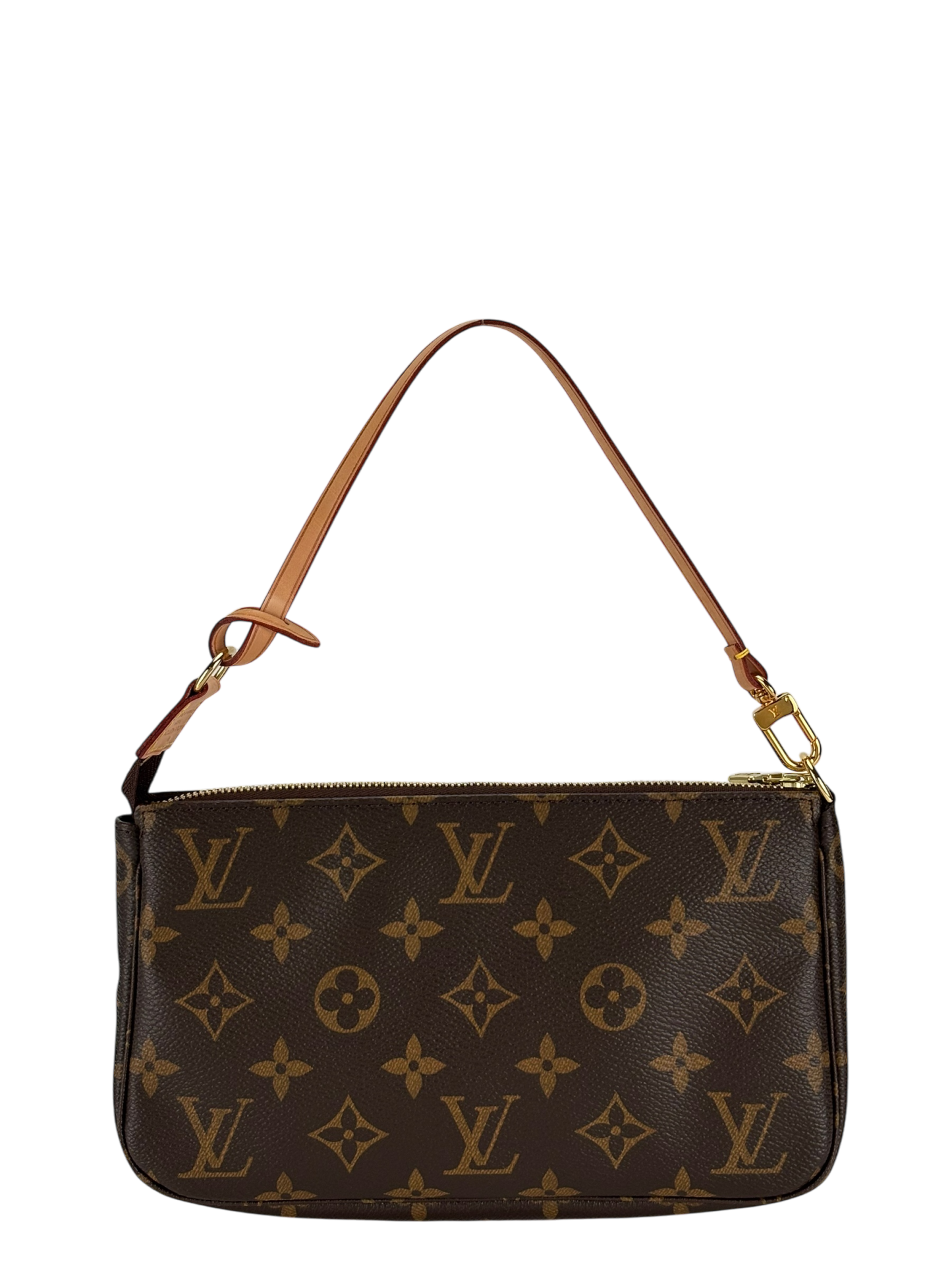 LOUIS VUITTON - Monogram Pochette Accessoire Brown Handbag