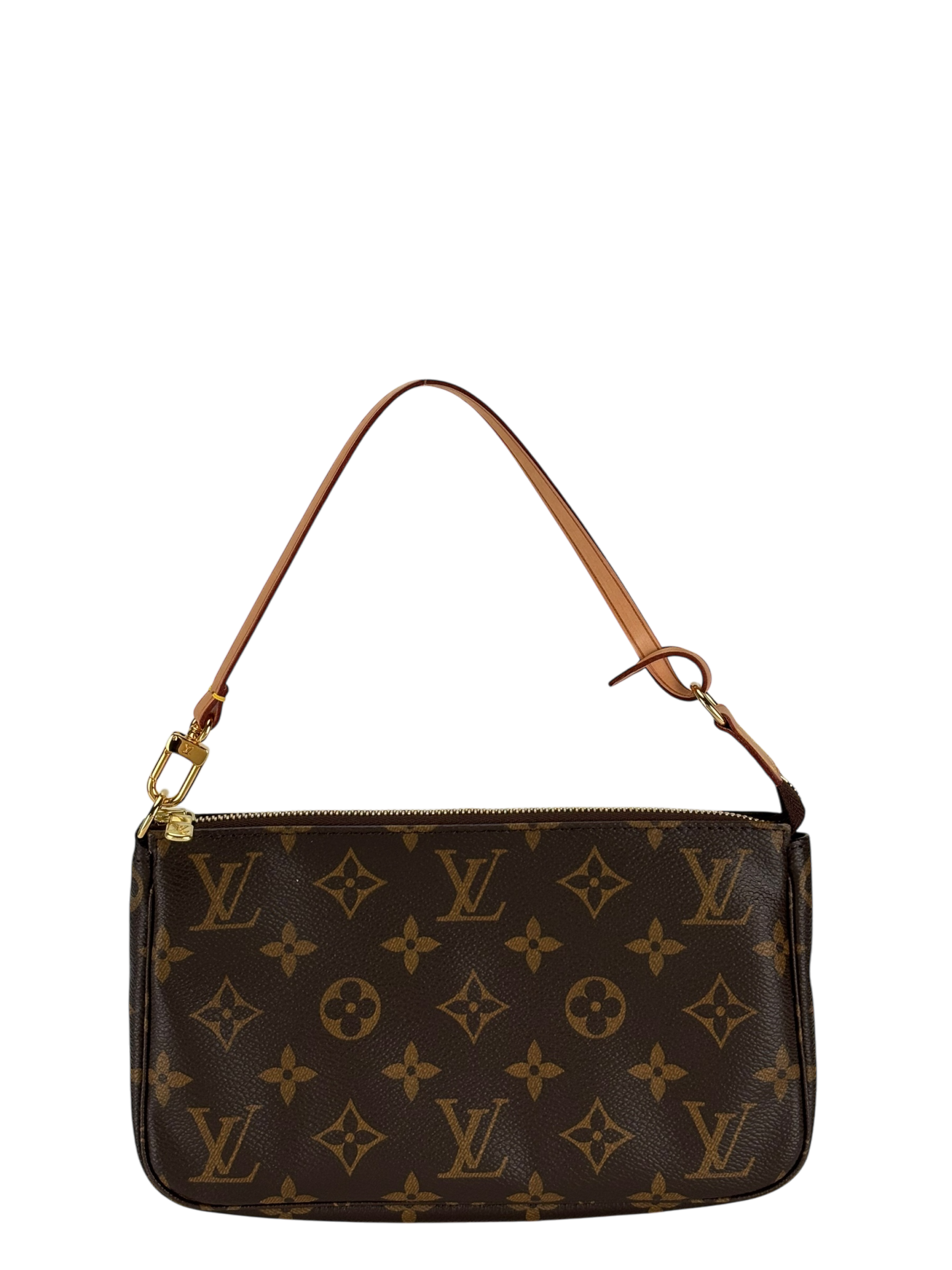 LOUIS VUITTON - Monogram Pochette Accessoire Brown Handbag