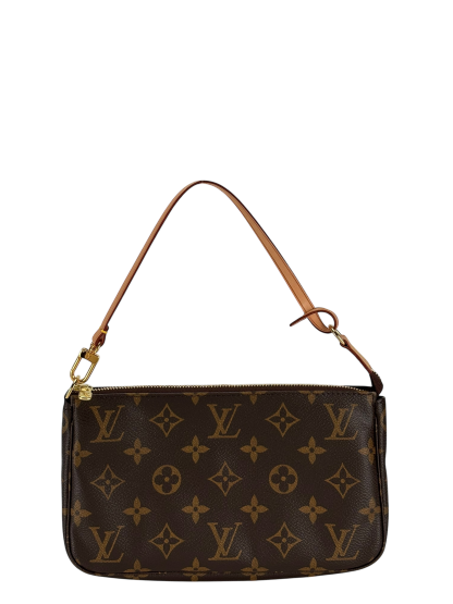 LOUIS VUITTON - Monogram Pochette Accessoire Brown Handbag