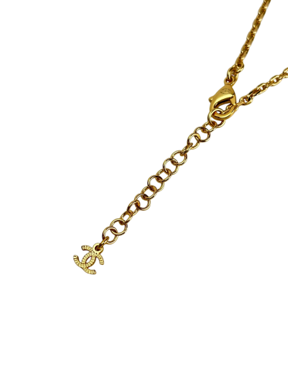 CHANEL - Necklace Costume Pearl Star Necklace Gold