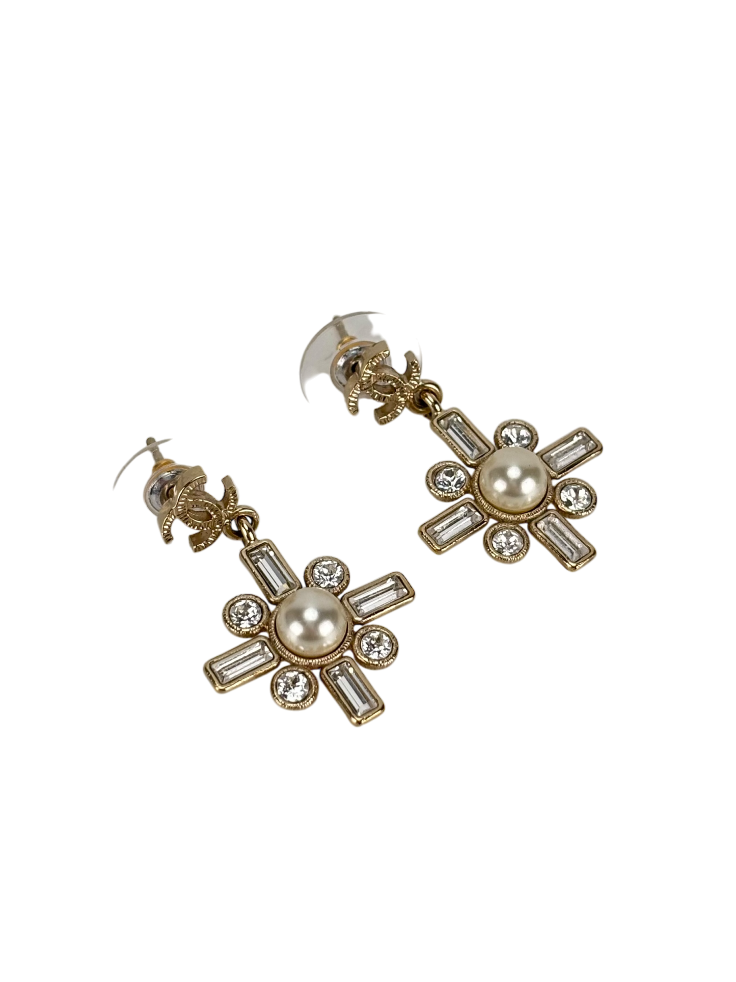 CHANEL - 19S CC Logo Sparkling Earrings