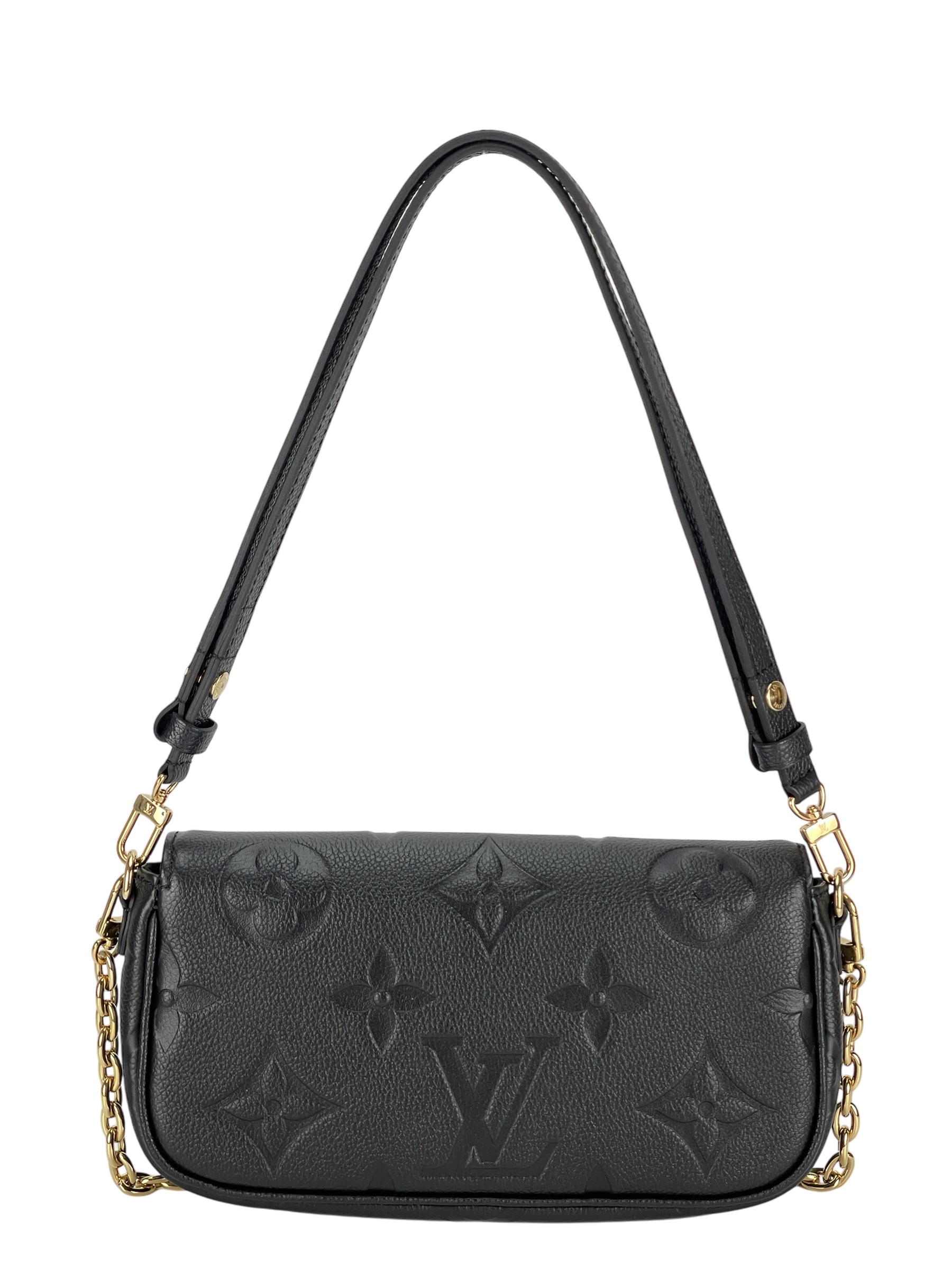 LOUIS VUITTON - Black Monogram Empreinte Ivy 2way Shoulder Bag