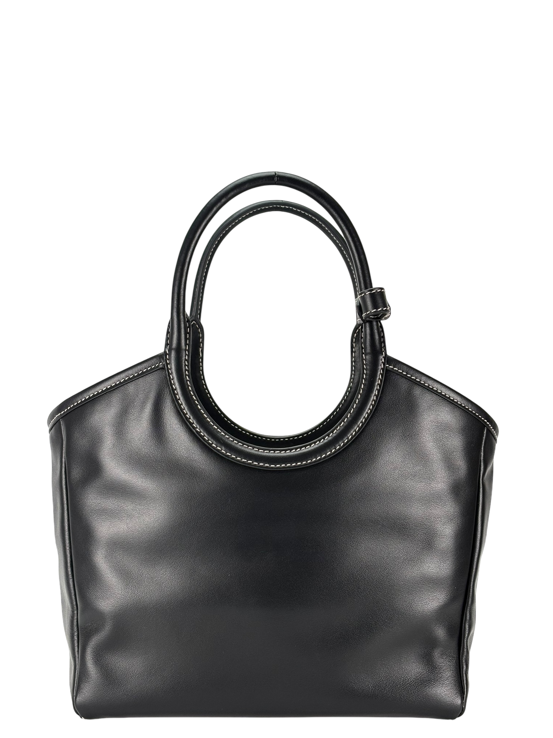 MIUMIU - Black IVY leather bag Gold-tone hardware