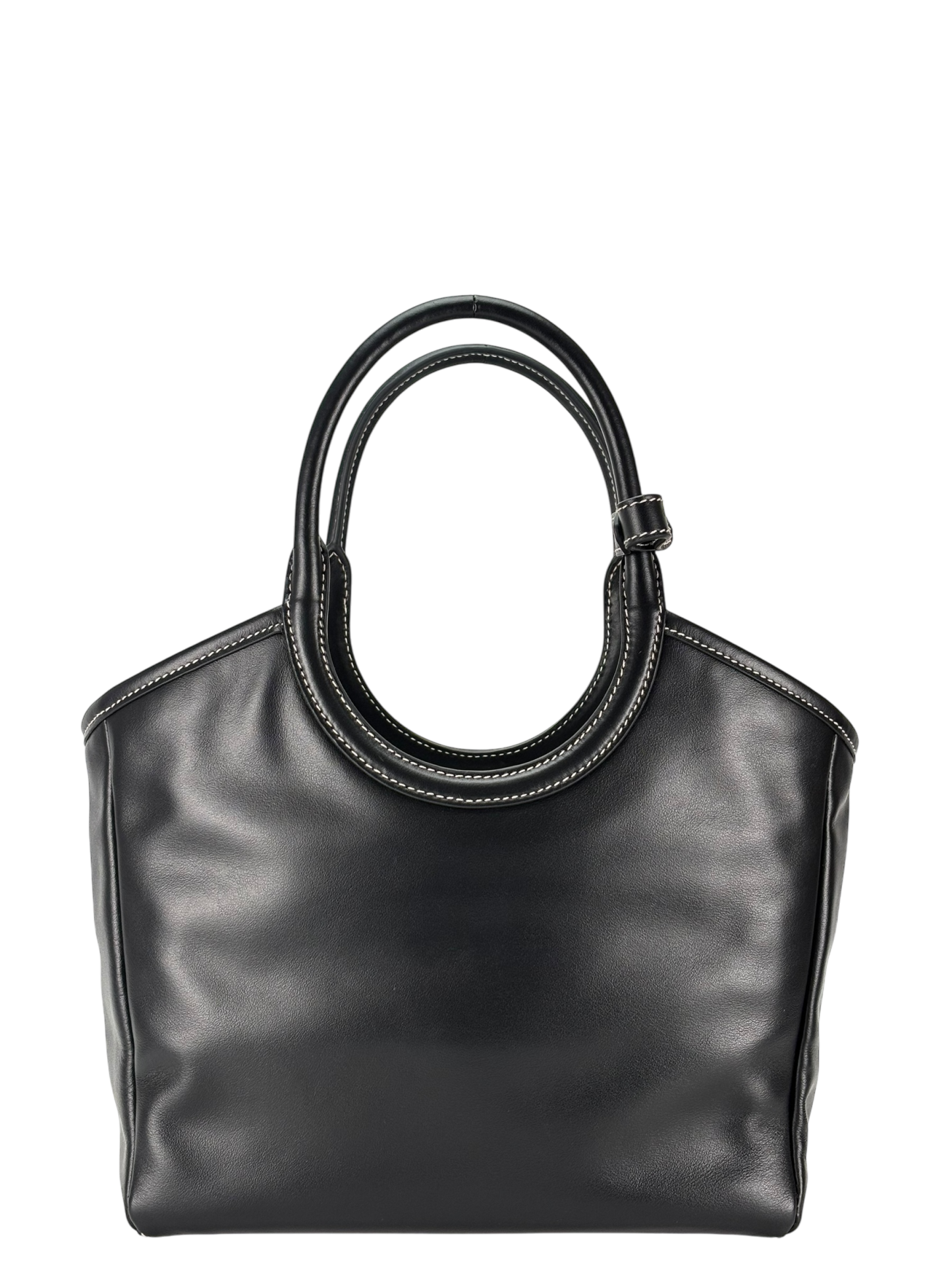 MIUMIU - Black IVY leather bag Gold-tone hardware