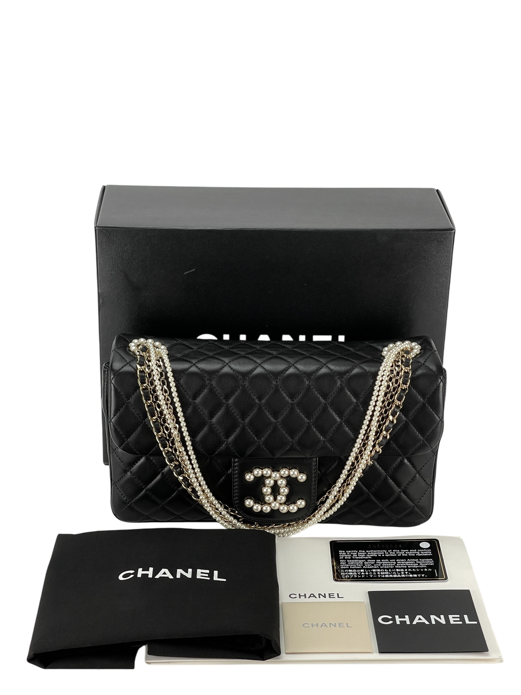 CHANEL - Black Quilted Lambskin Medium Westminster Flap Bag