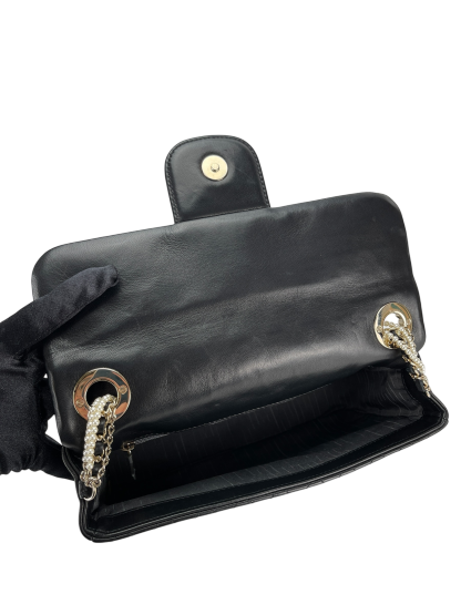 CHANEL - Black Quilted Lambskin Medium Westminster Flap Bag