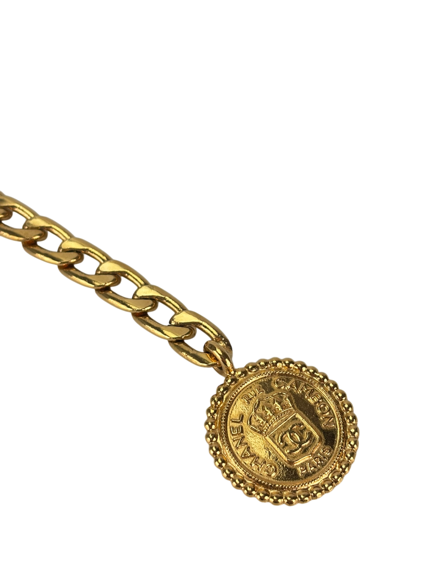 CHANEL - Vintage Gold Coin Belt