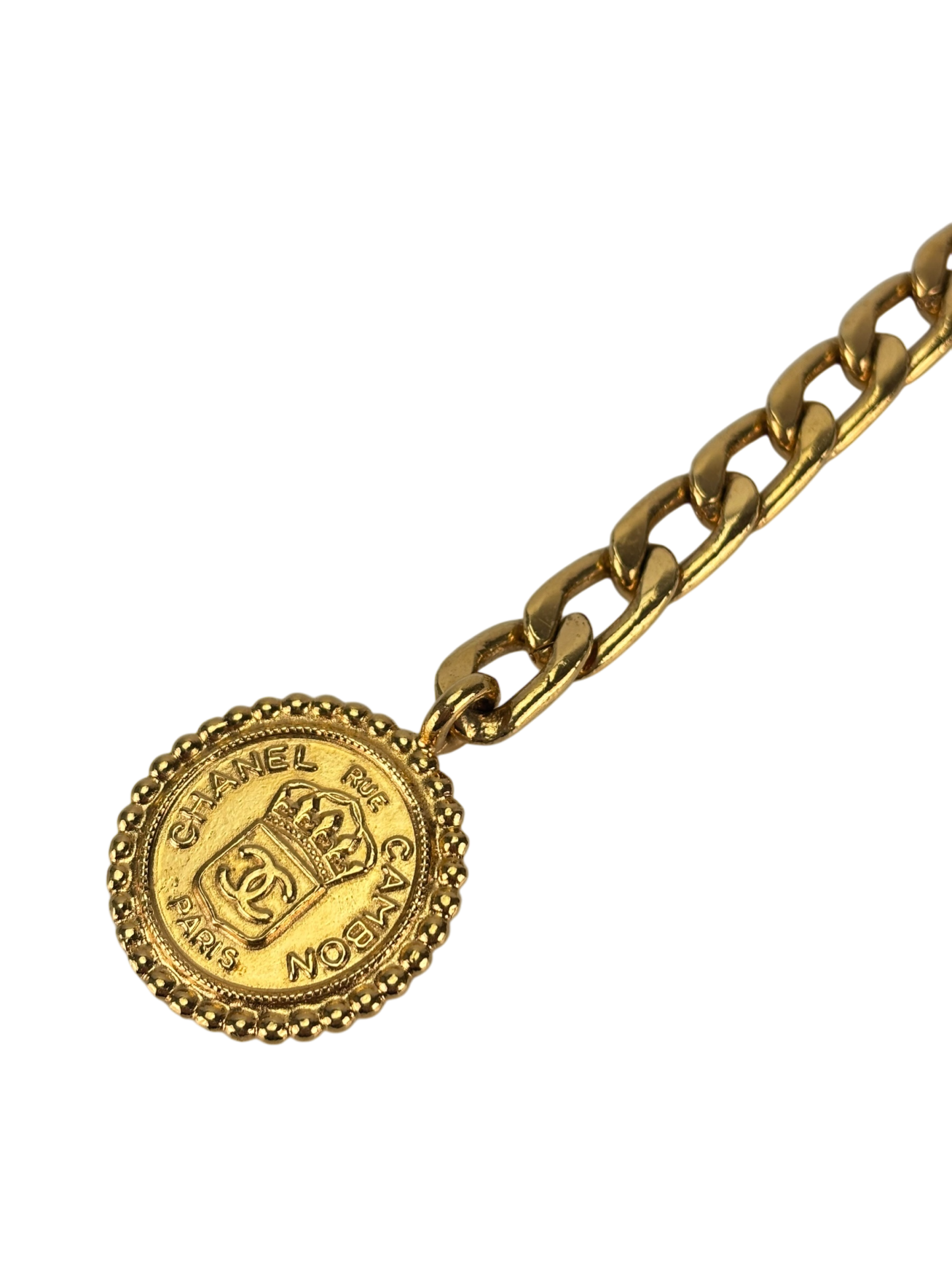 CHANEL - Vintage Gold Coin Belt