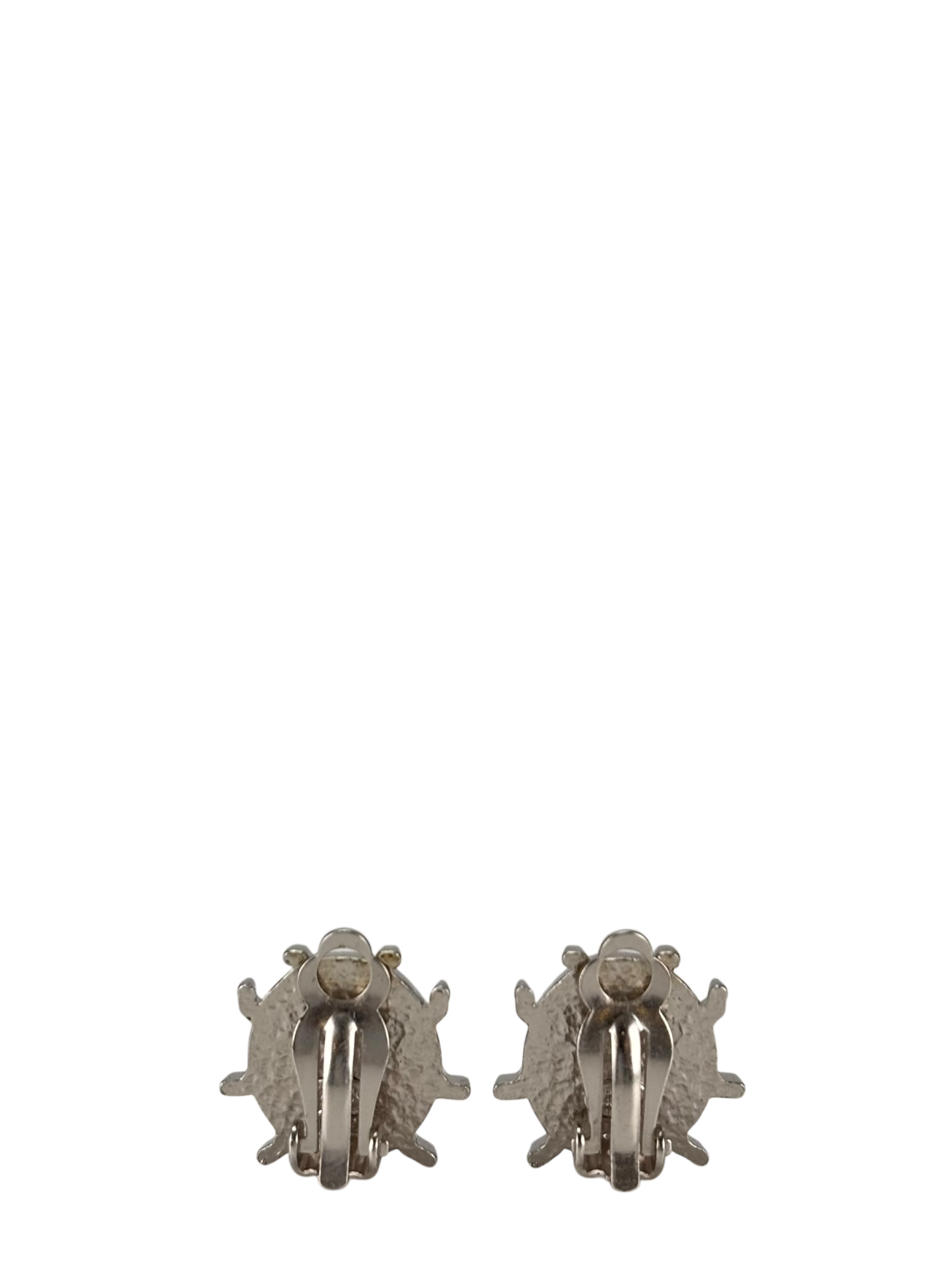 CHANEL - 04P Ladybug Coco Mark Bicolor Accessories Earrings 