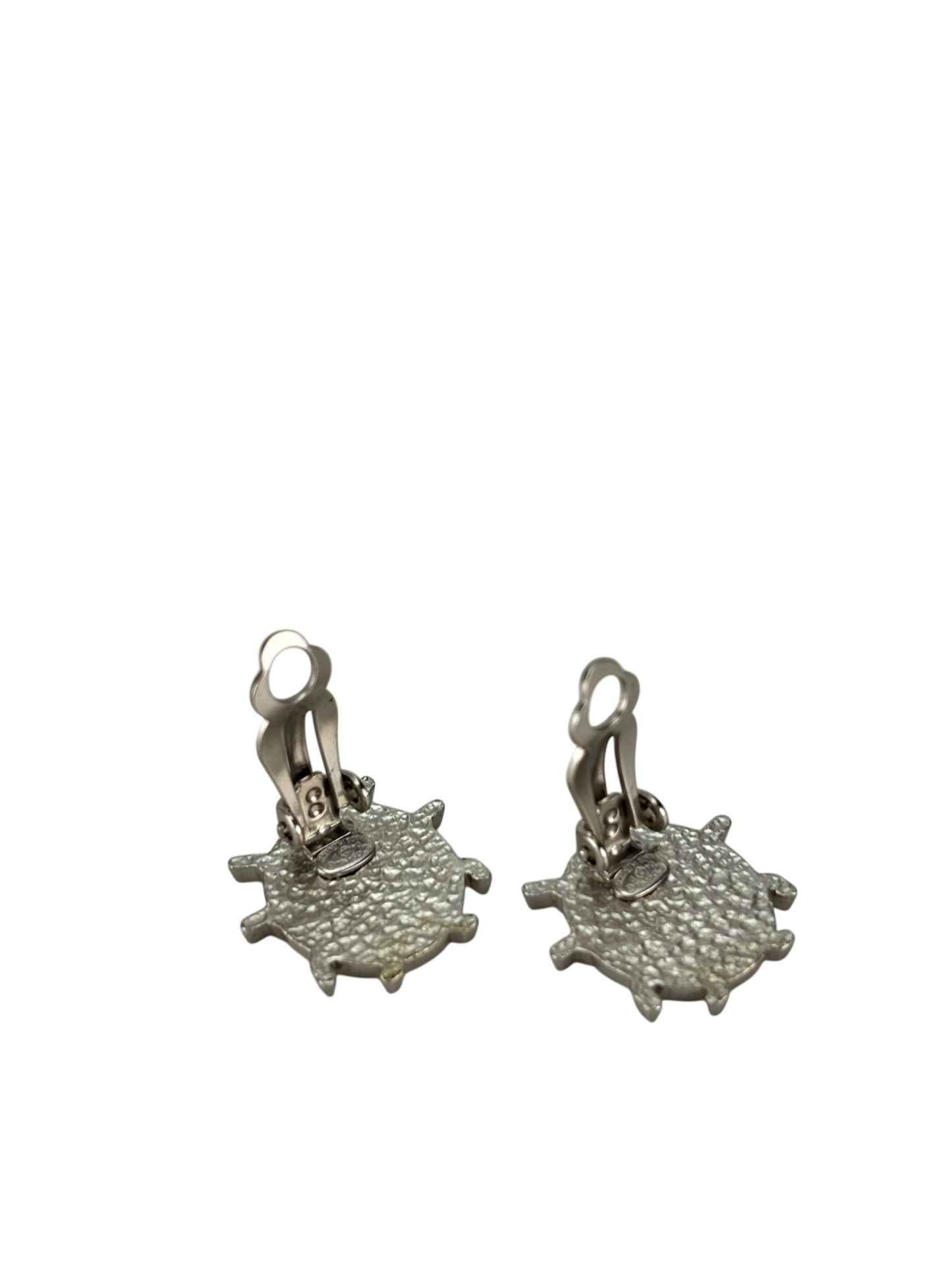 CHANEL - 04P Ladybug Coco Mark Bicolor Accessories Earrings 