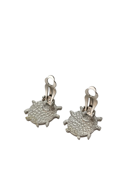 CHANEL - 04P Ladybug Coco Mark Bicolor Accessories Earrings 