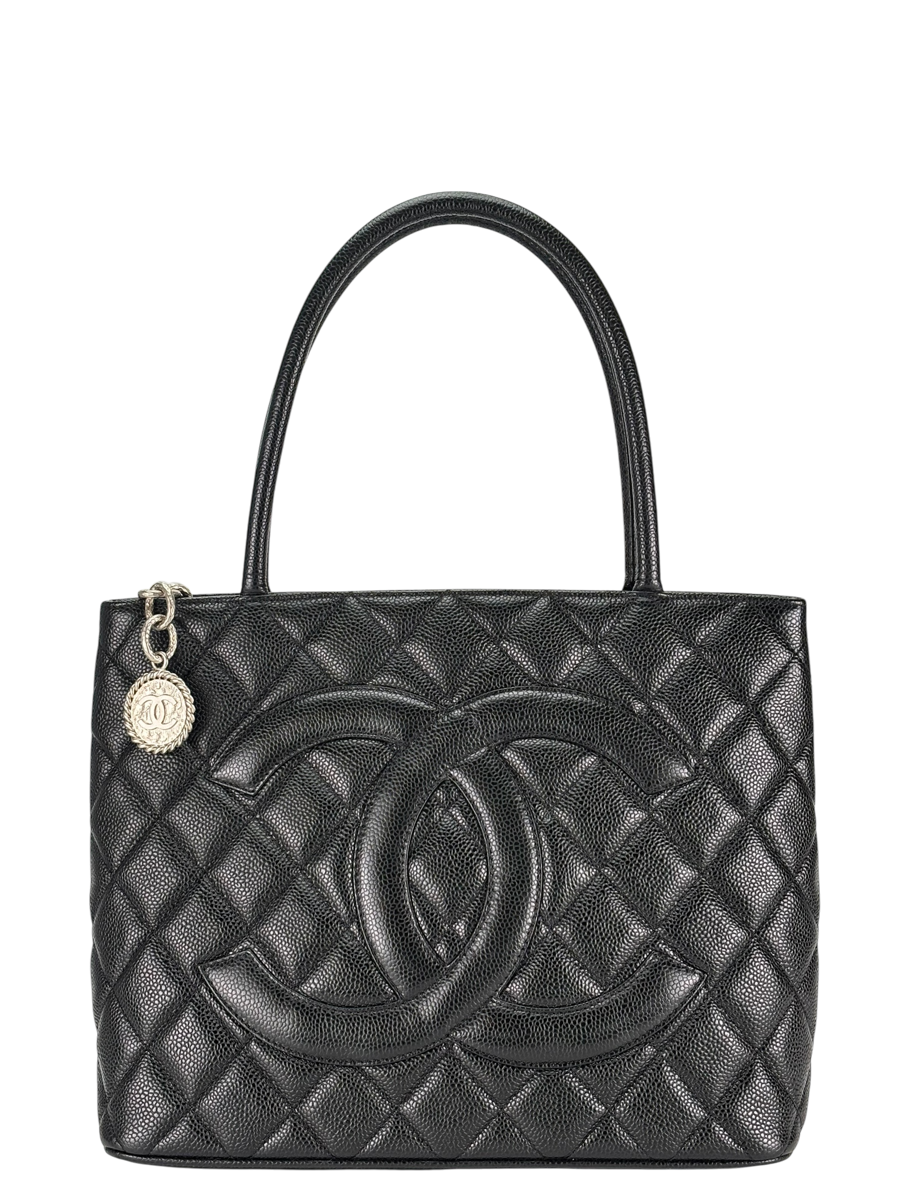 CHANEL - Black Caviar Petite  PST Tote Bag