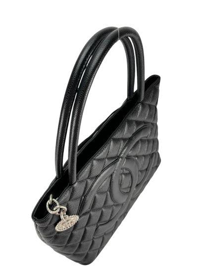 CHANEL - Black Caviar Petite  PST Tote Bag