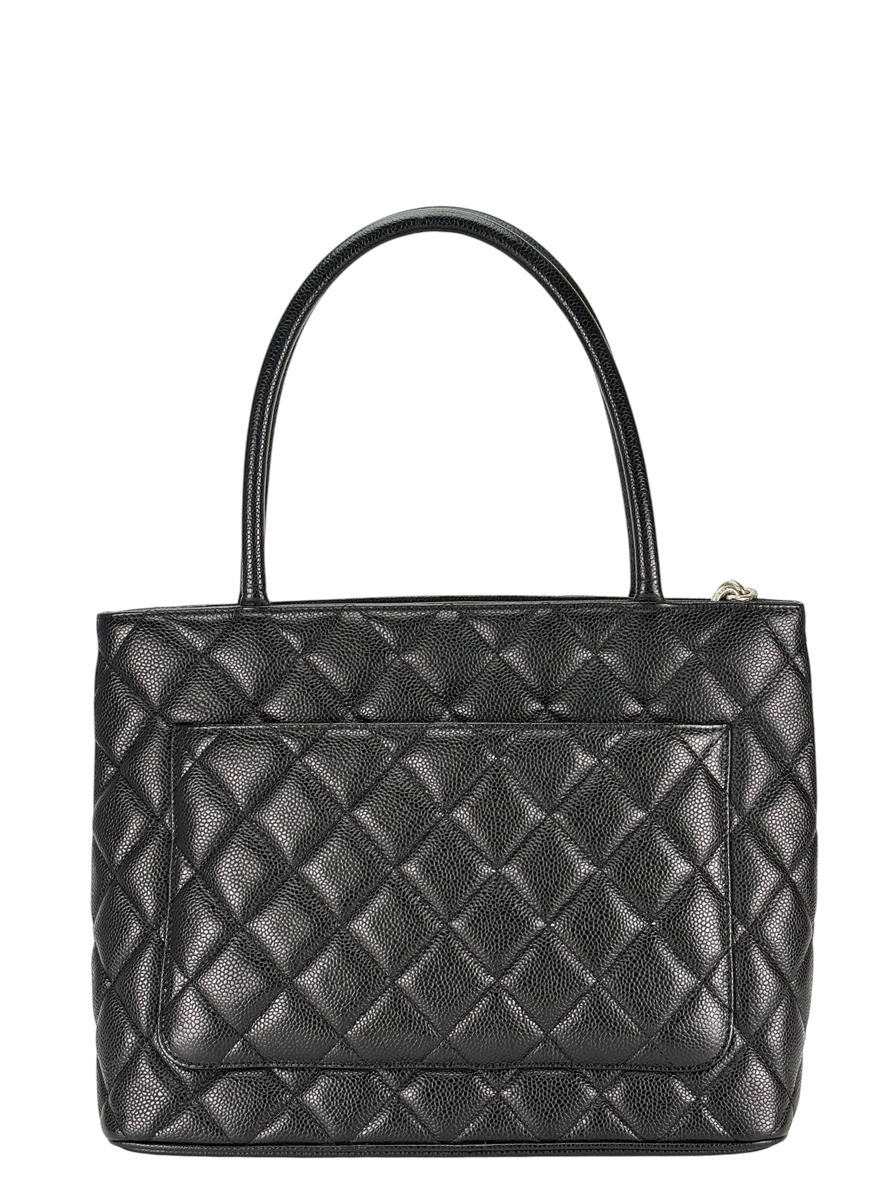 CHANEL - Black Caviar Petite  PST Tote Bag