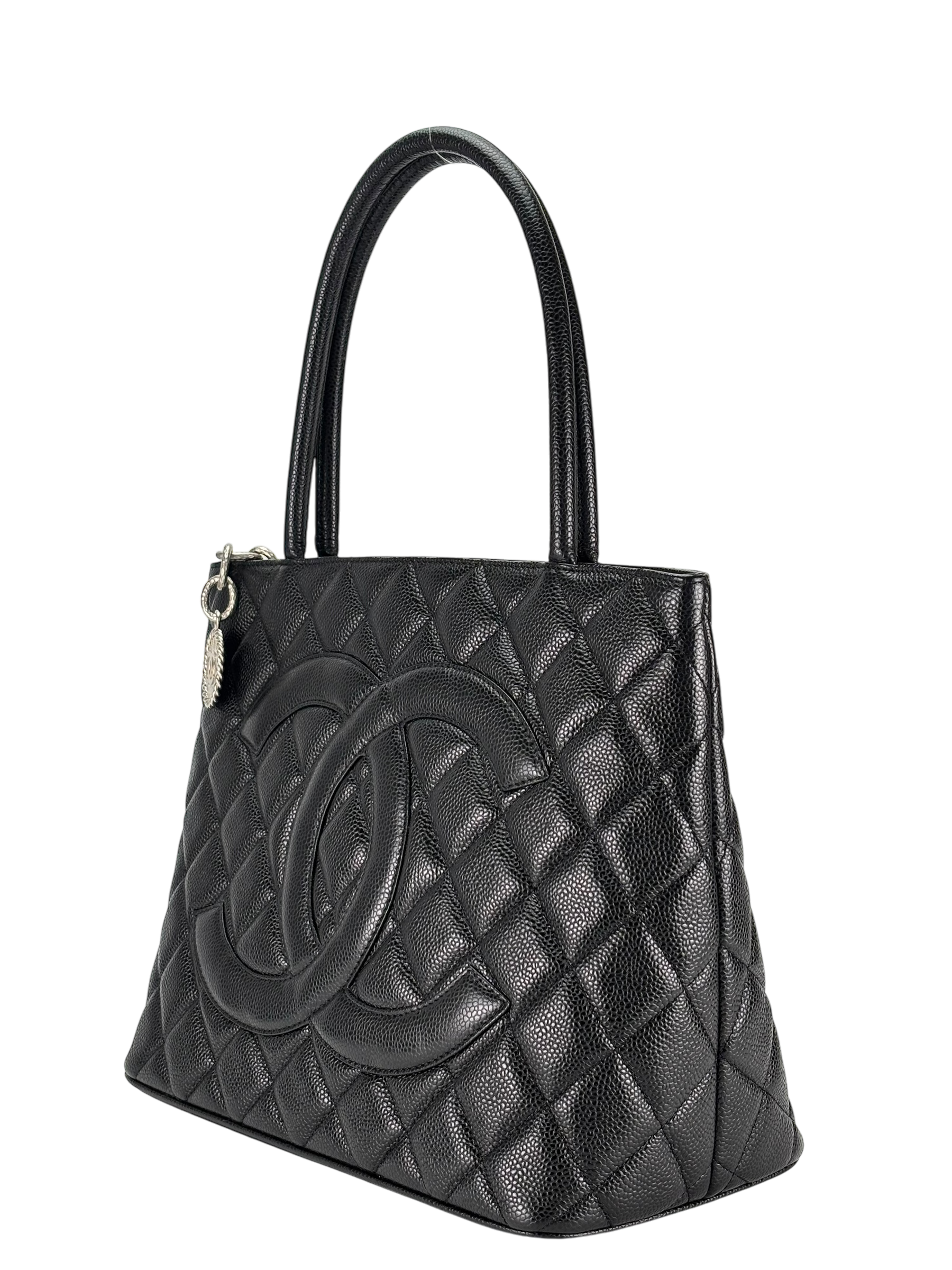 CHANEL - Black Caviar Petite  PST Tote Bag