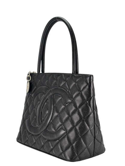 CHANEL - Black Caviar Petite  PST Tote Bag