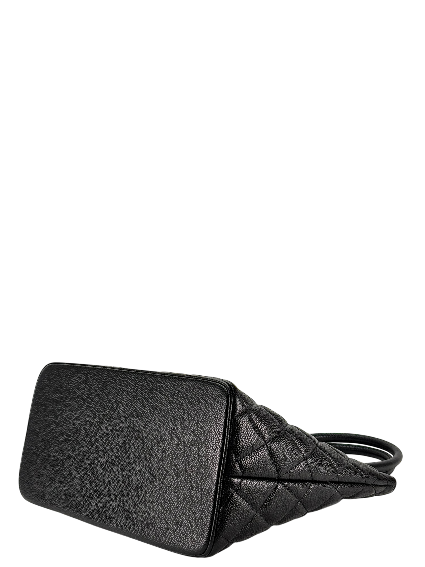 CHANEL - Black Caviar Petite  PST Tote Bag