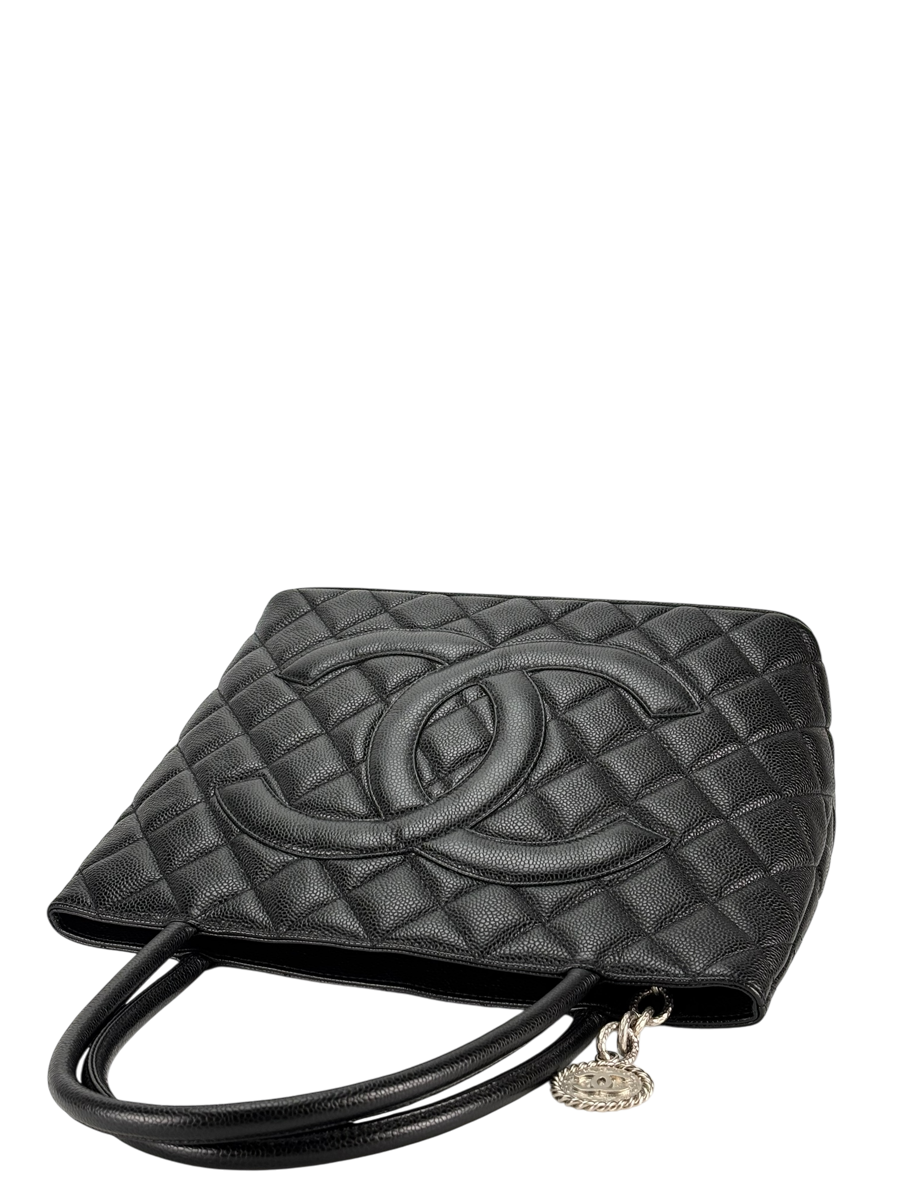 CHANEL - Black Caviar Petite  PST Tote Bag