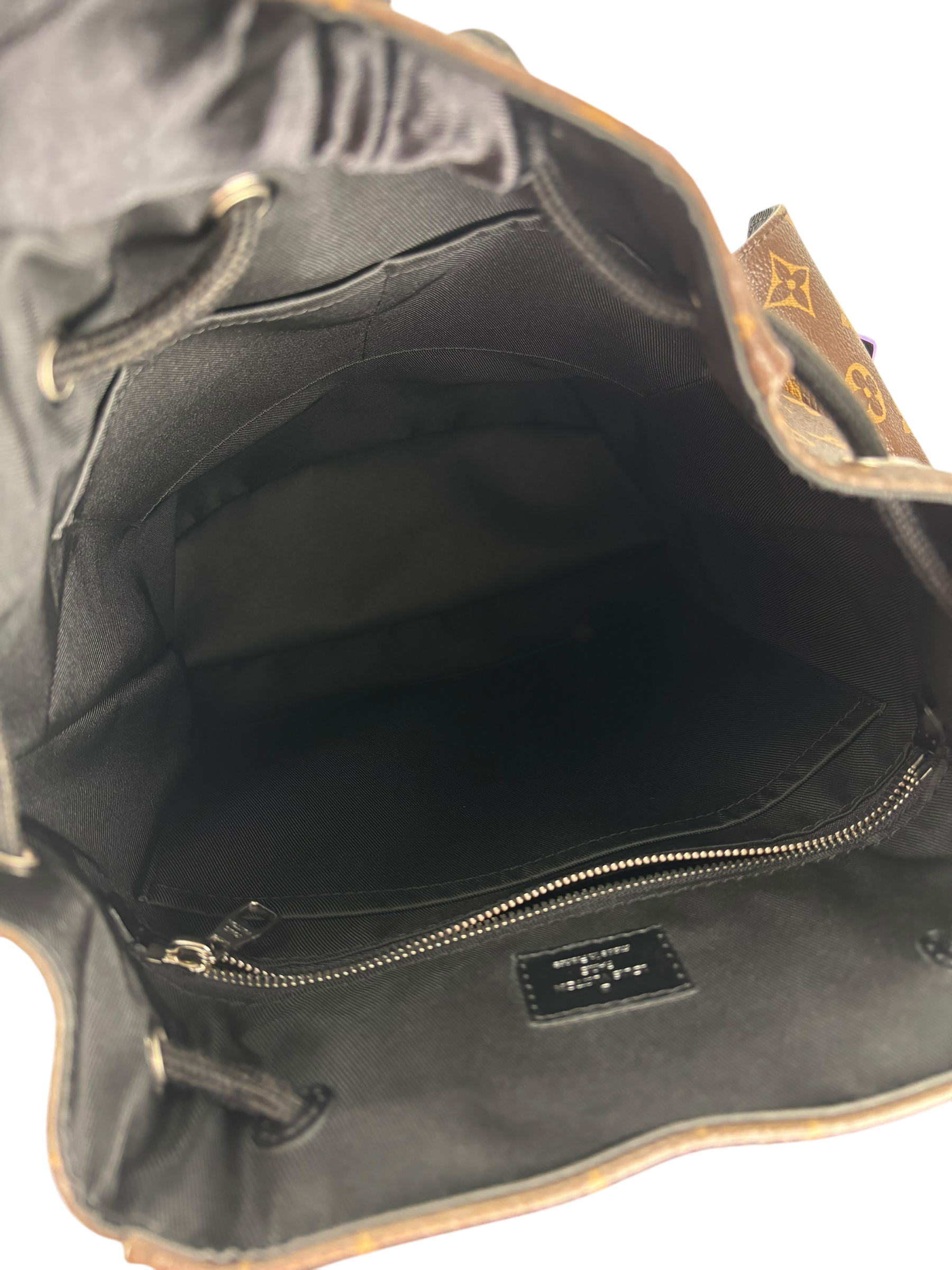 LOUIS VUITTON - Purple Monogram Christopher MM Backpack