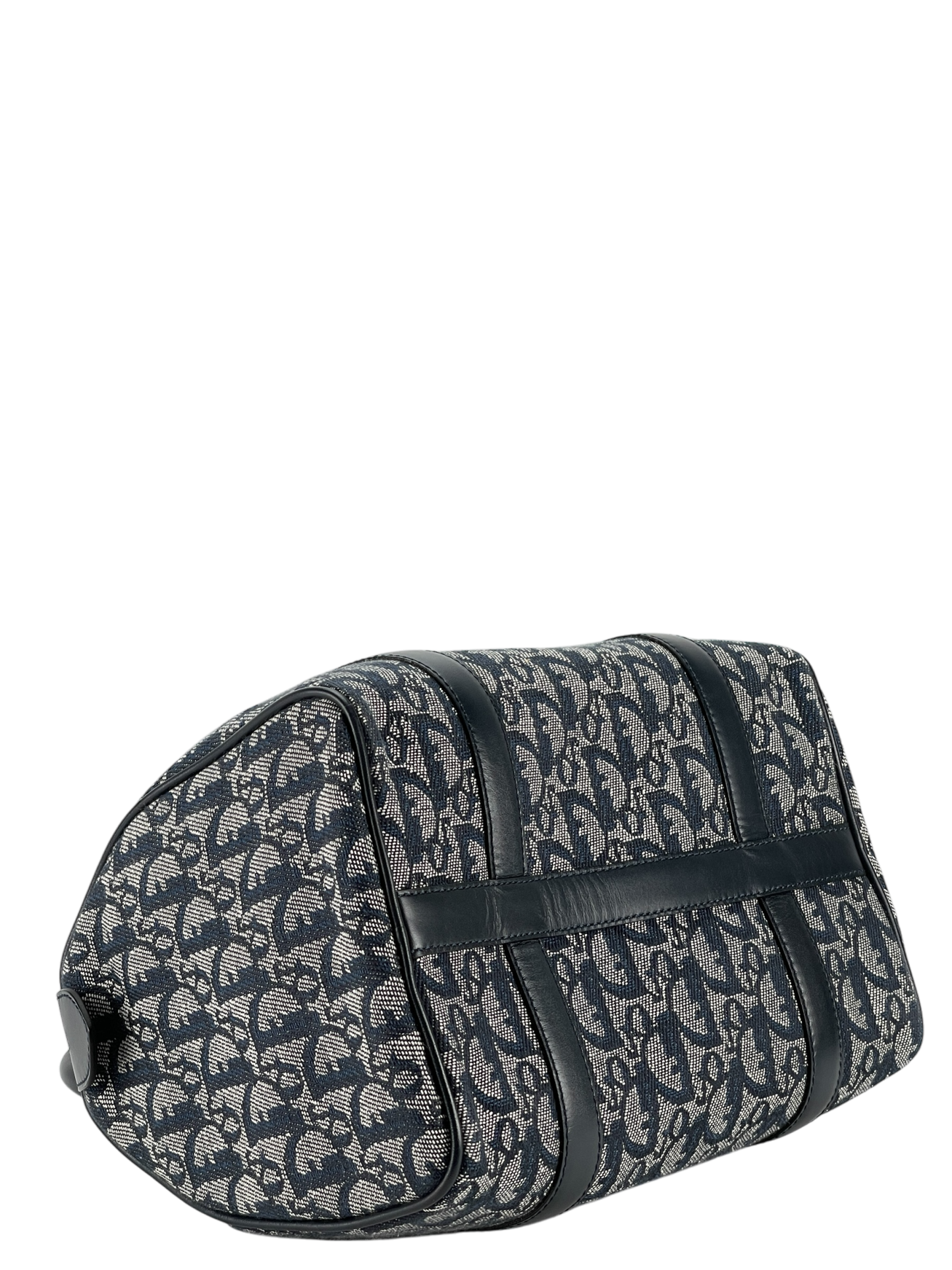 CHRISTIAN DIOR - Navy Trotter Boston Travel Bag