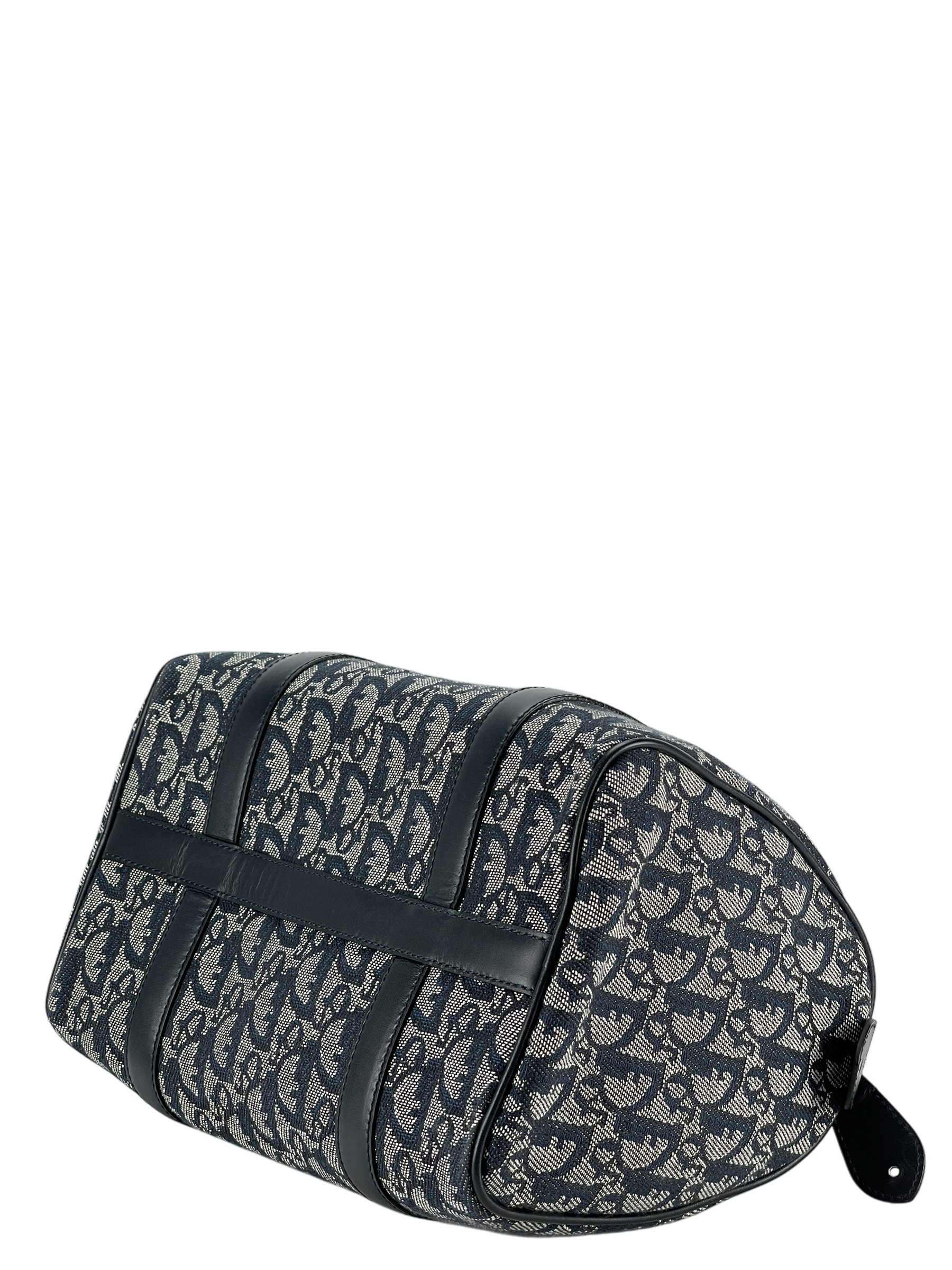 CHRISTIAN DIOR - Navy Trotter Boston Travel Bag
