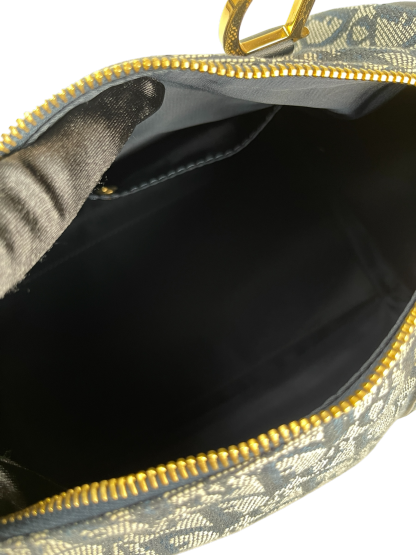 CHRISTIAN DIOR - Navy Trotter Boston Travel Bag