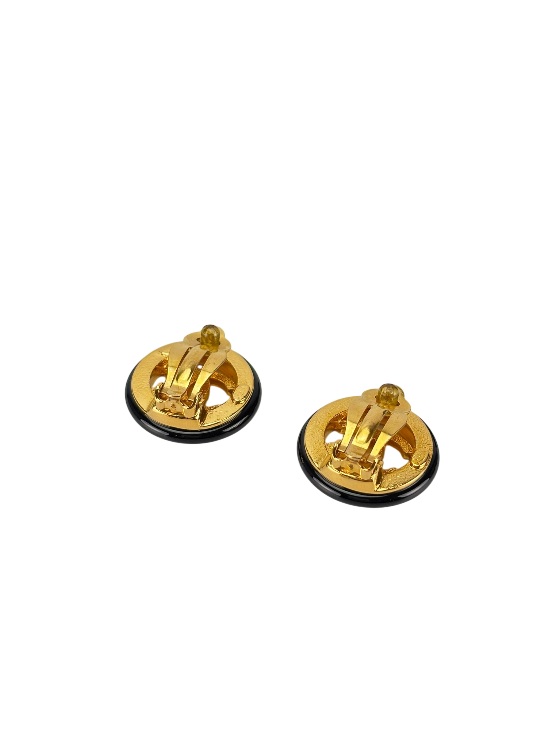 CHANEL - 97A Gold Coco Mark Earrings