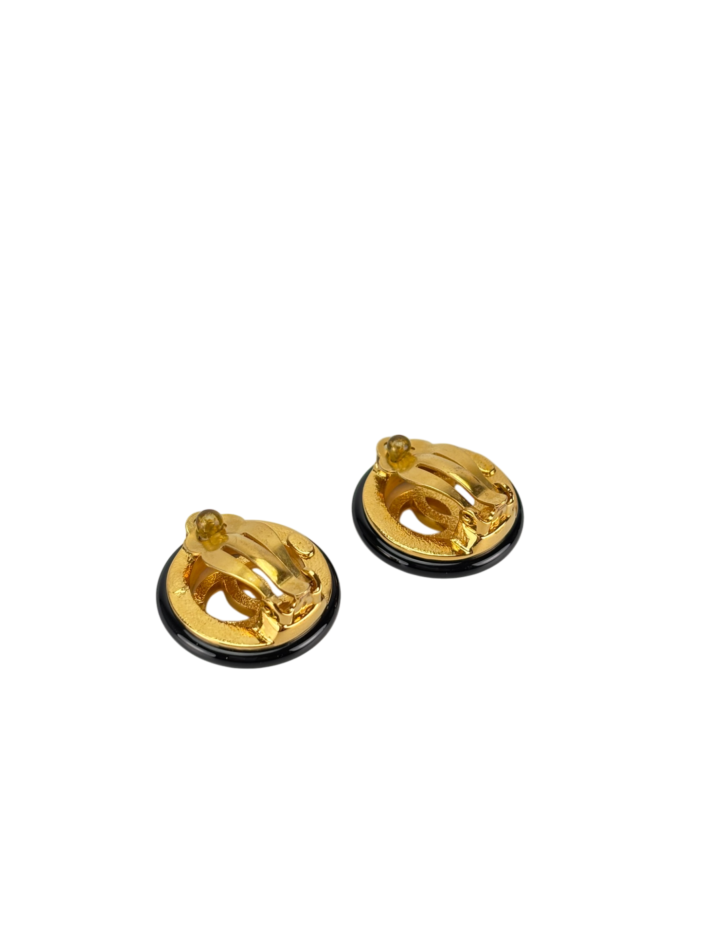 CHANEL - 97A Gold Coco Mark Earrings