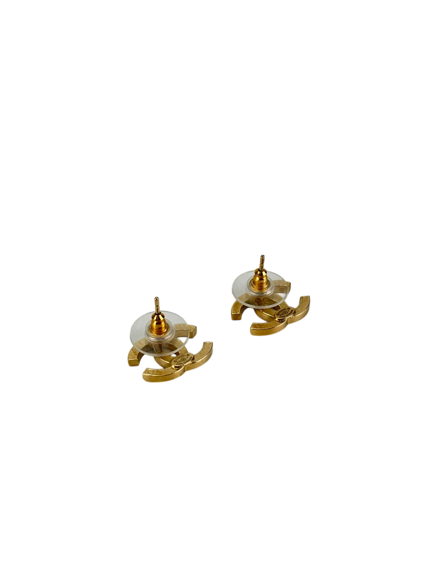 CHANEL - 15V Gold Coco Mark Earrings