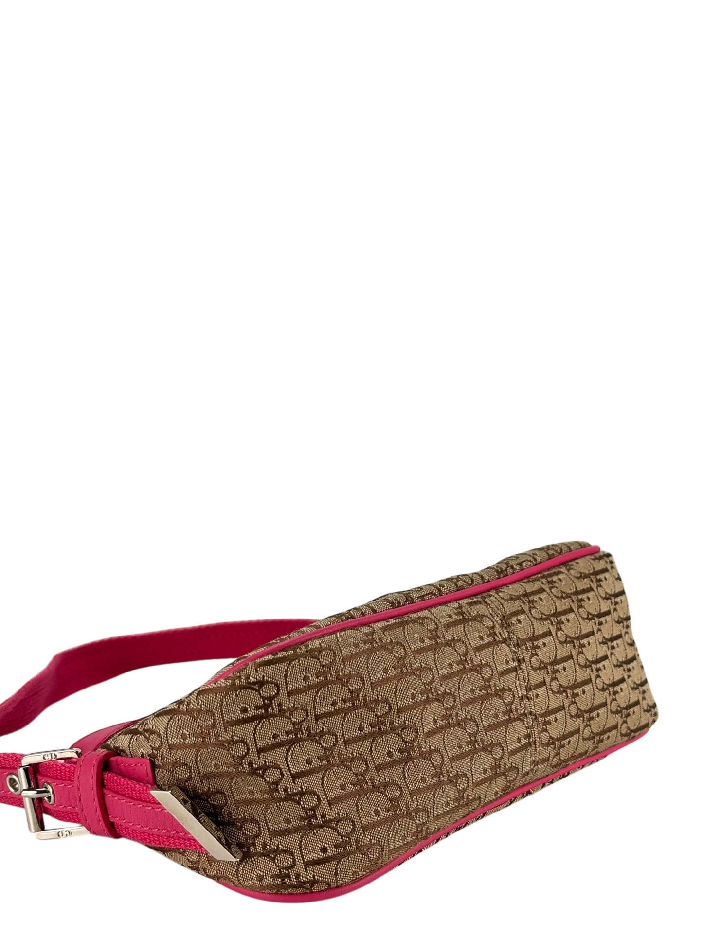 CHRISTIAN DIOR - Pink Brown Trotter Shoulder bag