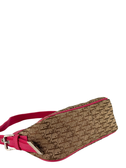 CHRISTIAN DIOR - Pink Brown Trotter Shoulder bag