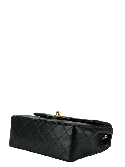 CHANEL - Black Lambskin Square 17 Shoulder Bag