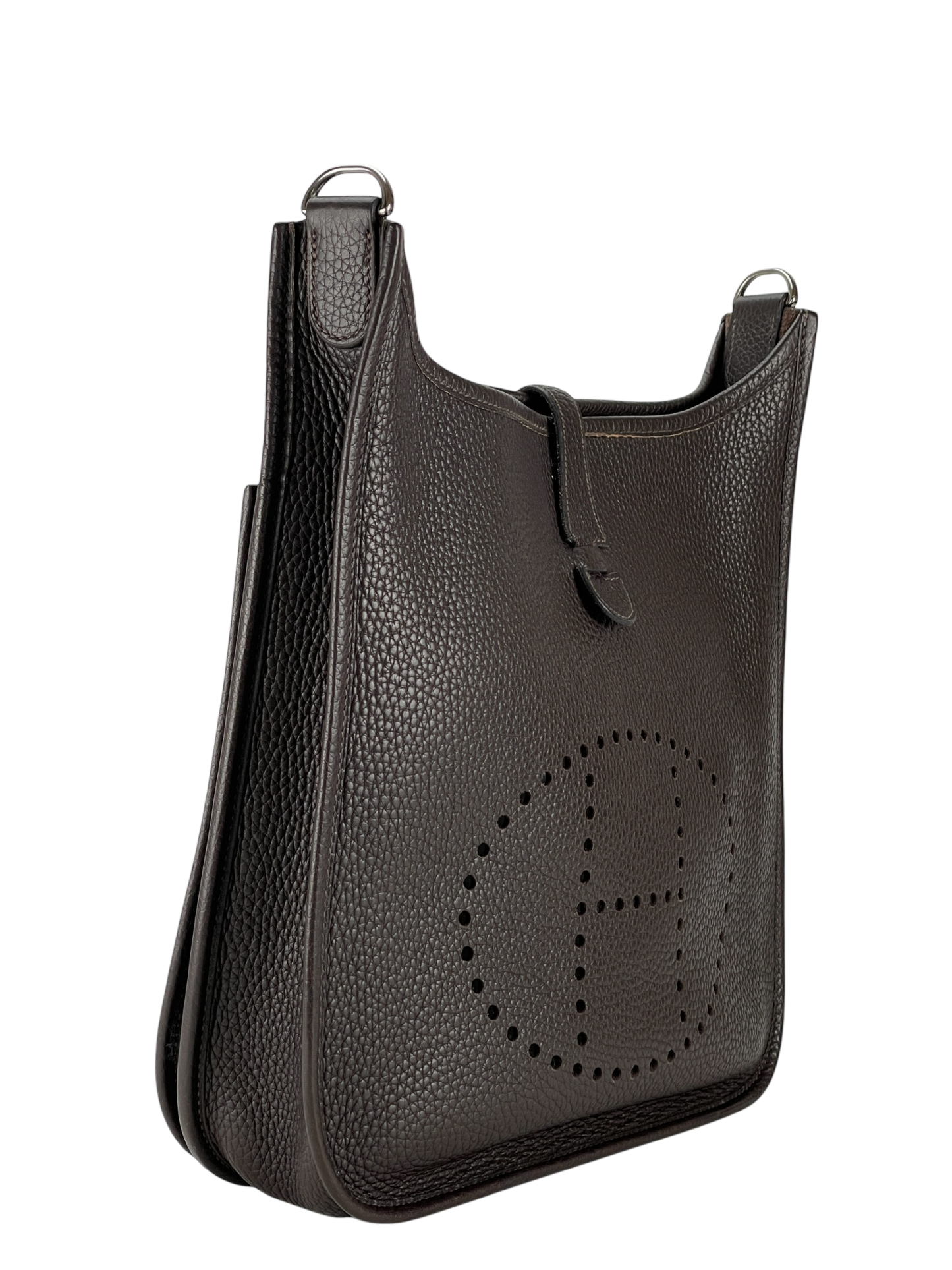 HERMES - Evelyne PM Evelyne 29 Ebene Clemence Palladium Hardware