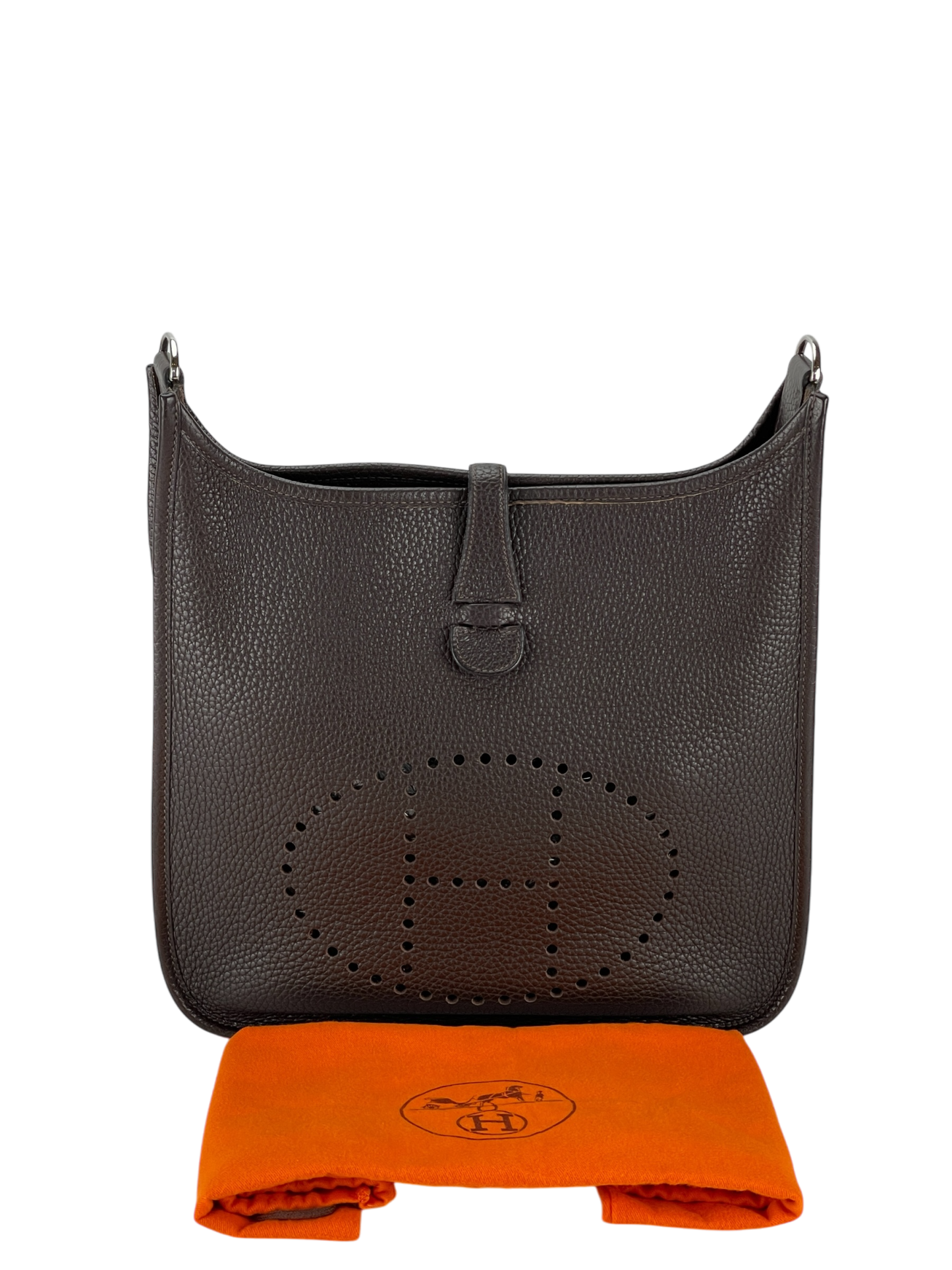 HERMES - Evelyne PM Evelyne 29 Ebene Clemence Palladium Hardware