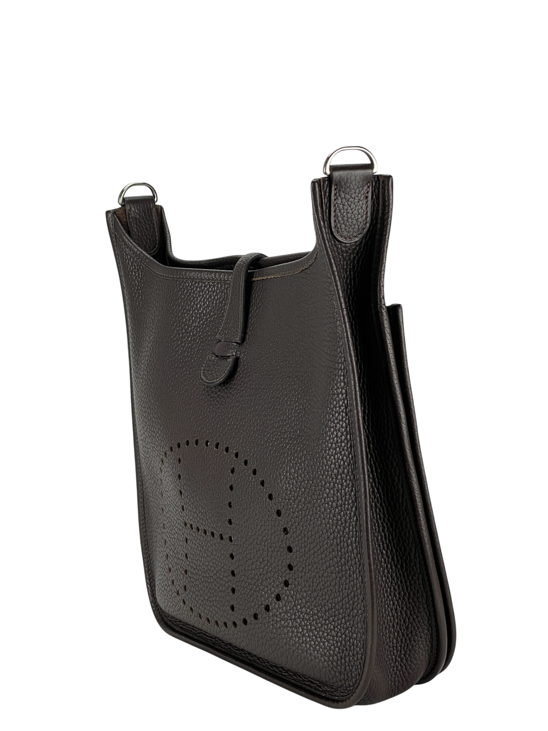 HERMES - Evelyne PM Evelyne 29 Ebene Clemence Palladium Hardware