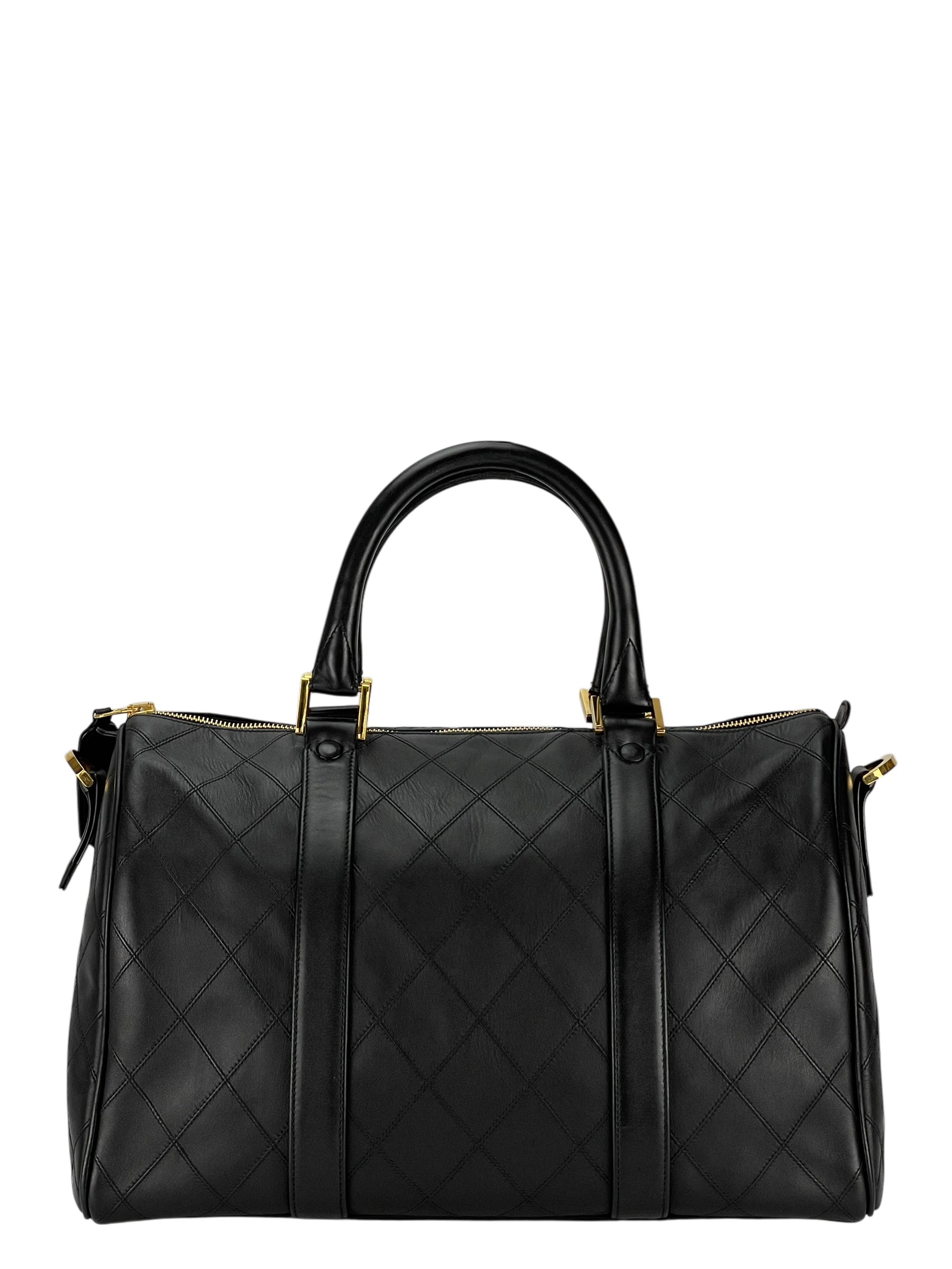 CHANEL - Coco Mark Handbag Boston Bag 2WAY Shoulder Bag 