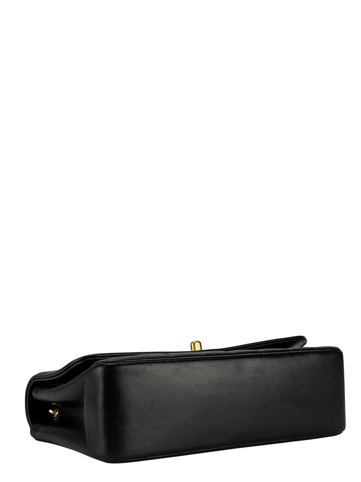 CHANEL - Black Lambskin Mademoiselle Shoulder Bag
