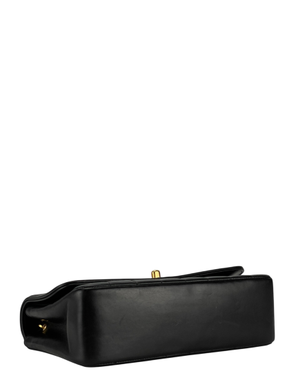 CHANEL - Black Lambskin Mademoiselle Shoulder Bag 