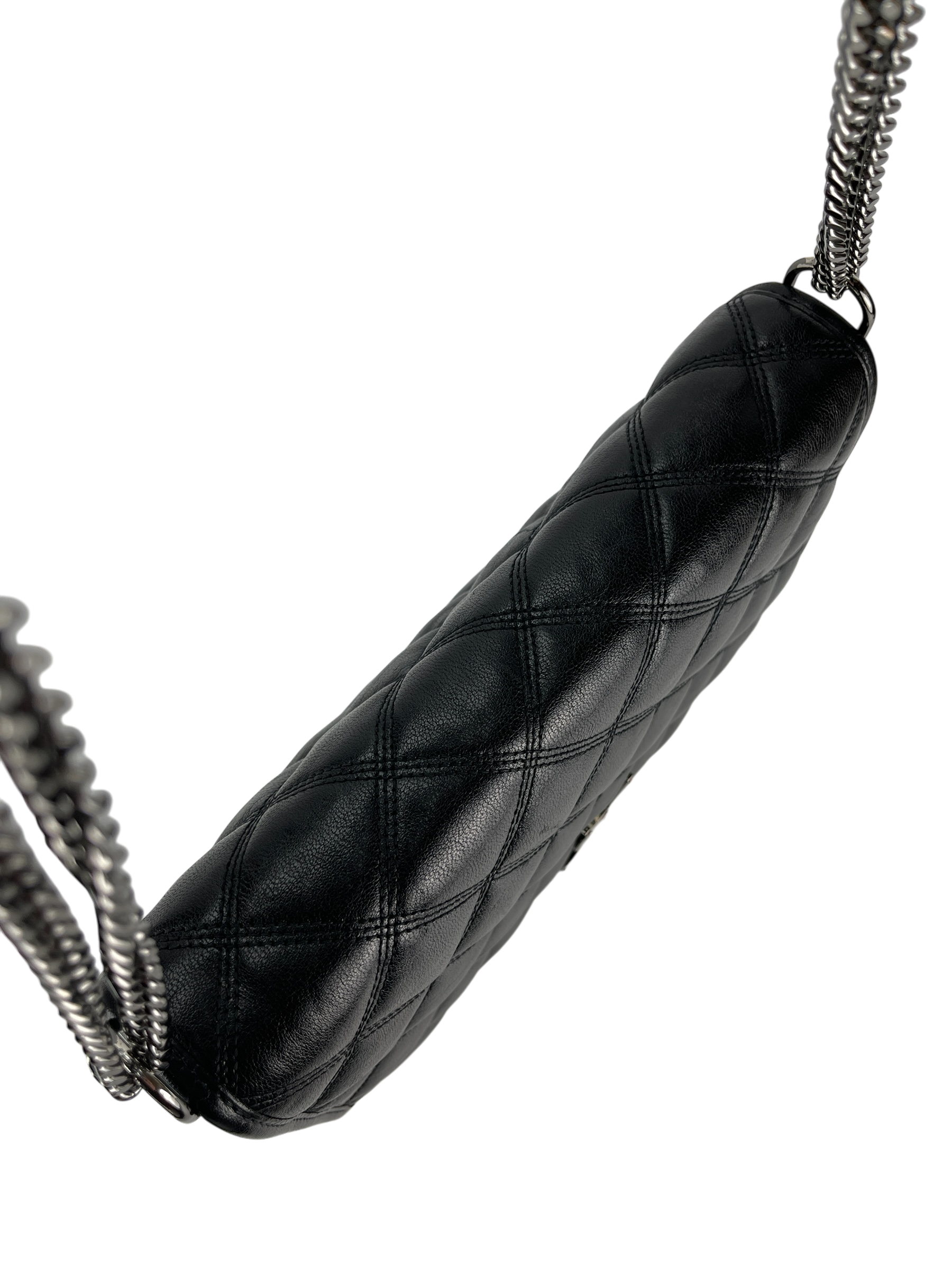 SAINT LAURENT - Becky Small Chain Bag in Black Quilted Lambskin